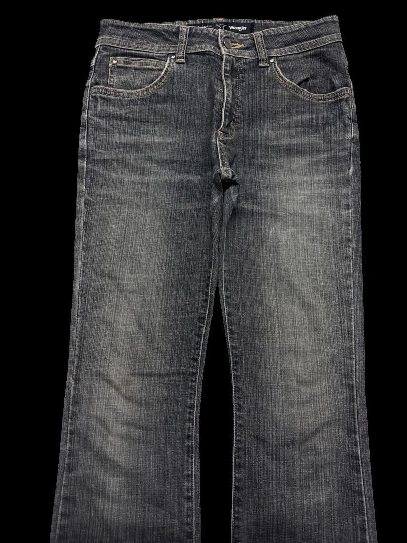 Tornado Mart FLARED 90’s Style Wrangler Buffalo Mudwash Western Jeans Size US 27 - 3 Thumbnail
