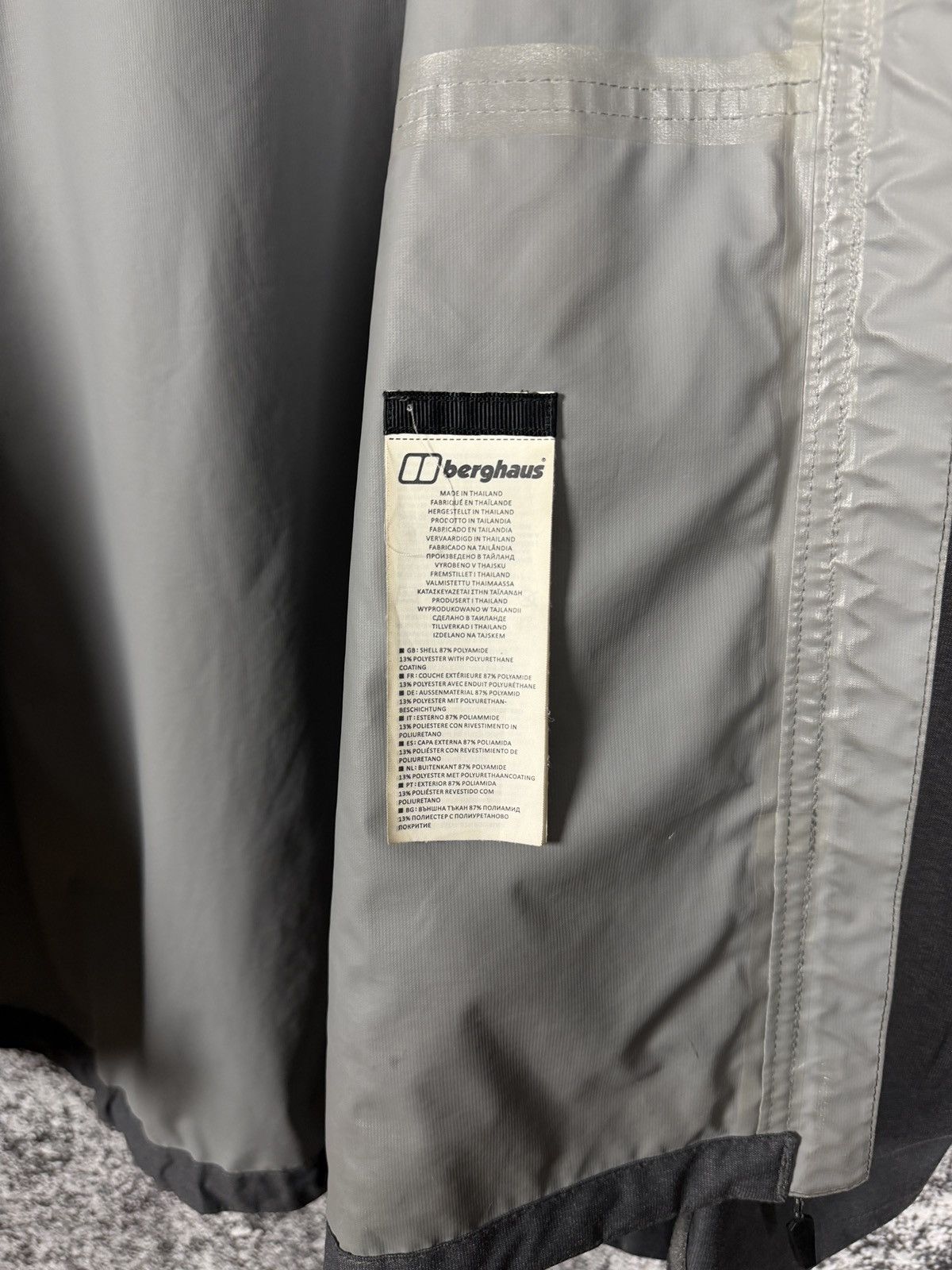 Berghaus Berghaus Lightweight Jacket Waterproof Windbreaker Gray XXL Size US XXL / EU 58 / 5 - 10 Thumbnail