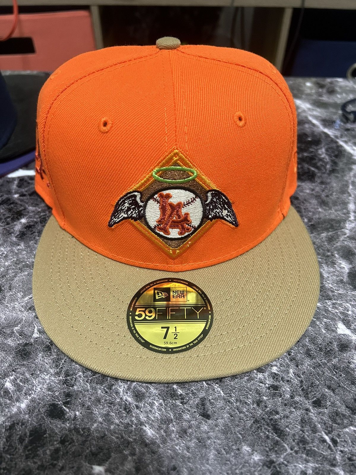 MyFitteds LA Angles “ deathly hallows inspired” new era fitted cap Size ONE SIZE - 1 Thumbnail