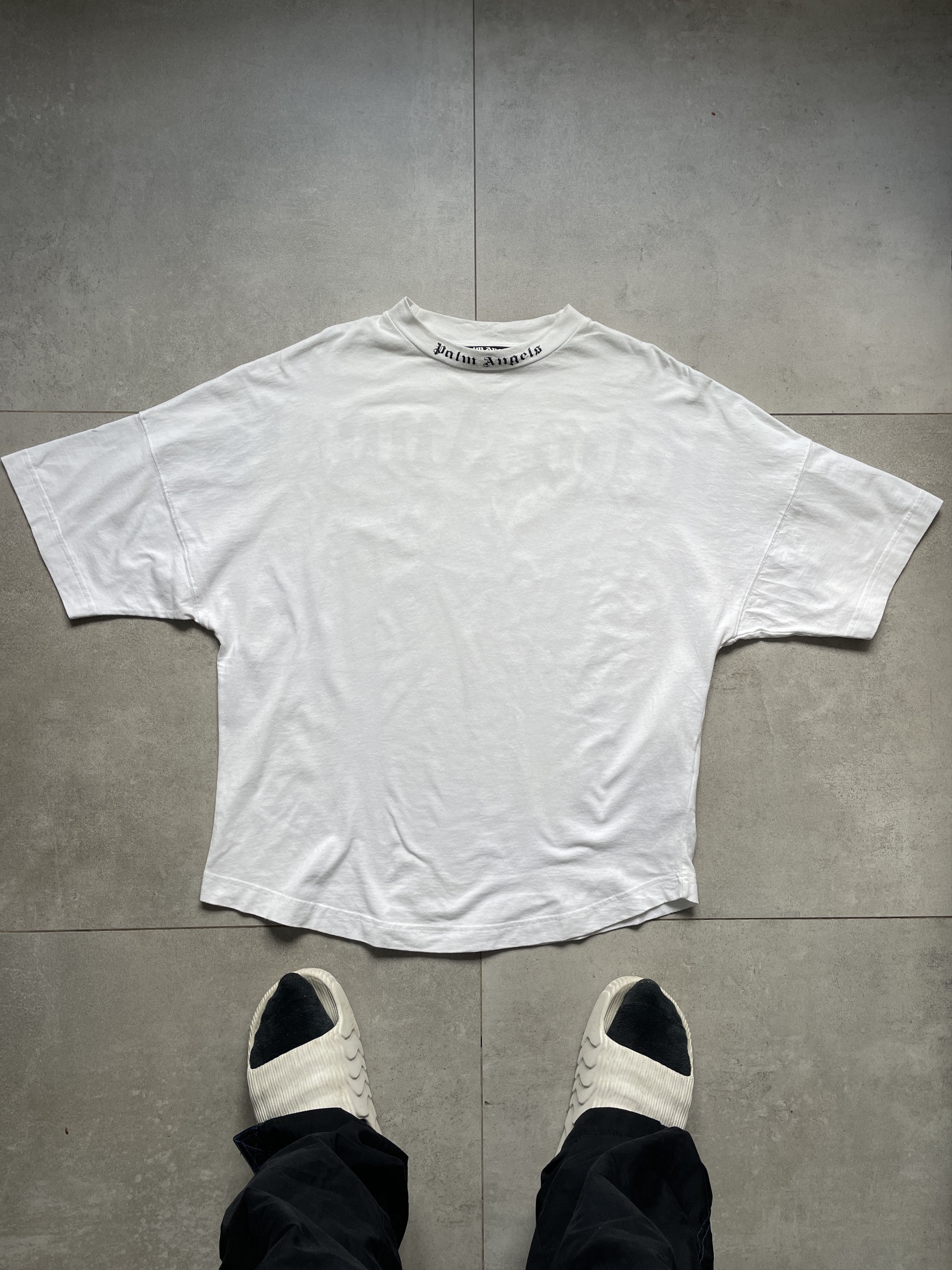 Palm Angels WHITE BOXY OVERSIZED BIG LOGO PALM ANGELS TEE Size US S / EU 44-46 / 1 - 3 Thumbnail