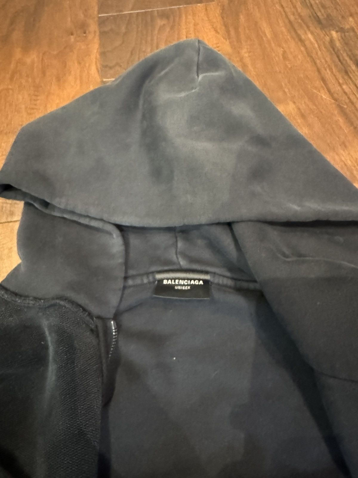 Balenciaga Balenciaga Inside Out Zip Hoodie Size US S / EU 44-46 / 1 - 11 Thumbnail