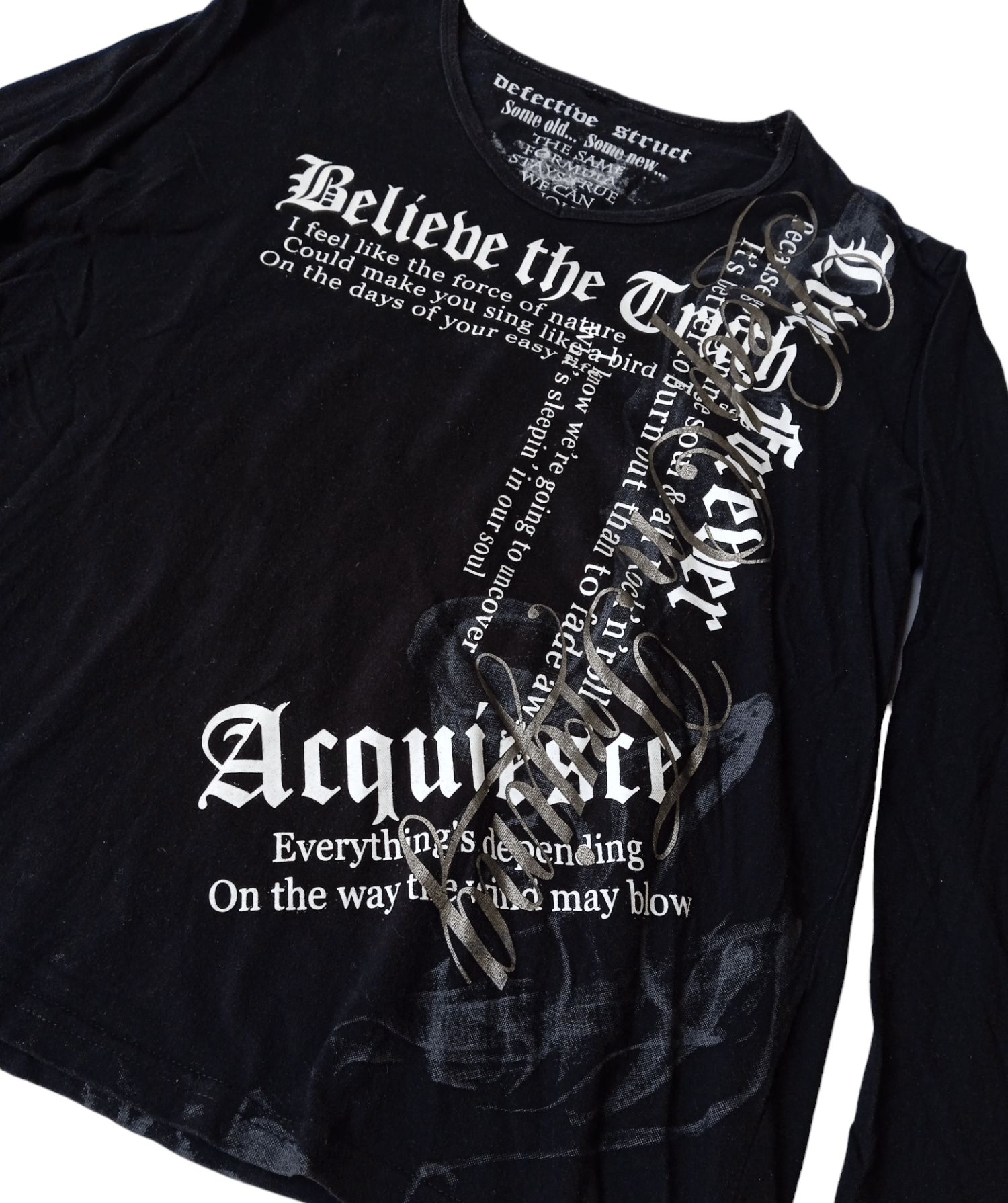 If Six Was Nine × Japanese Brand × Le Grande Bleu (L.G.B.) Detective Sturct Poem Longsleeve Size US M / EU 48-50 / 2 - 3 Thumbnail