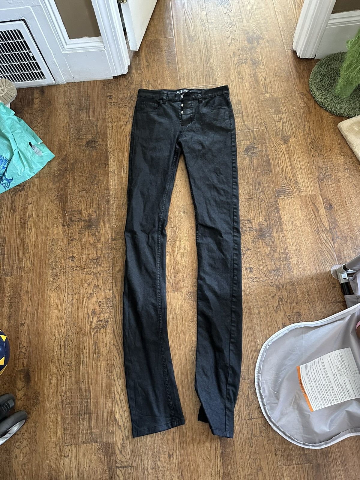 Vale VALE LIVES BLACK STACKED PANTS Size US 32 / EU 48 - 1 Thumbnail