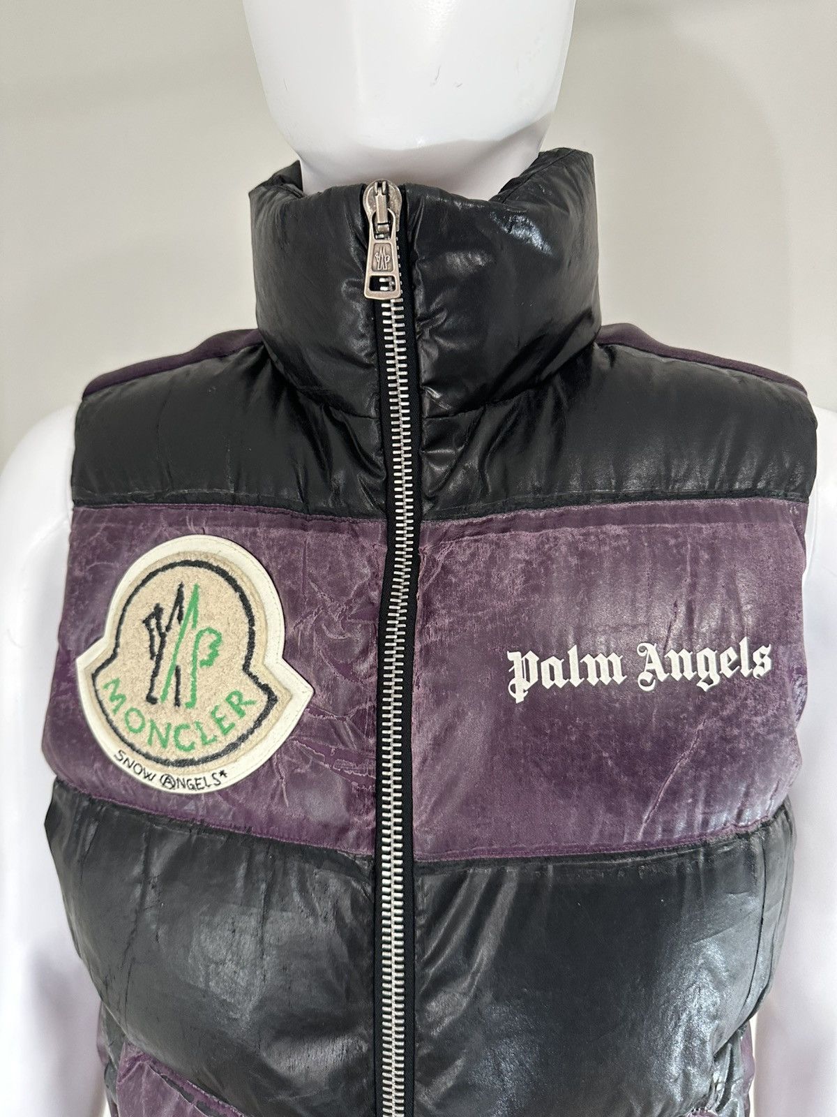 Moncler Genius × Palm Angels Moncler x Palm Angels Egor Down Vest Size US XS / EU 42 / 0 - 4 Thumbnail
