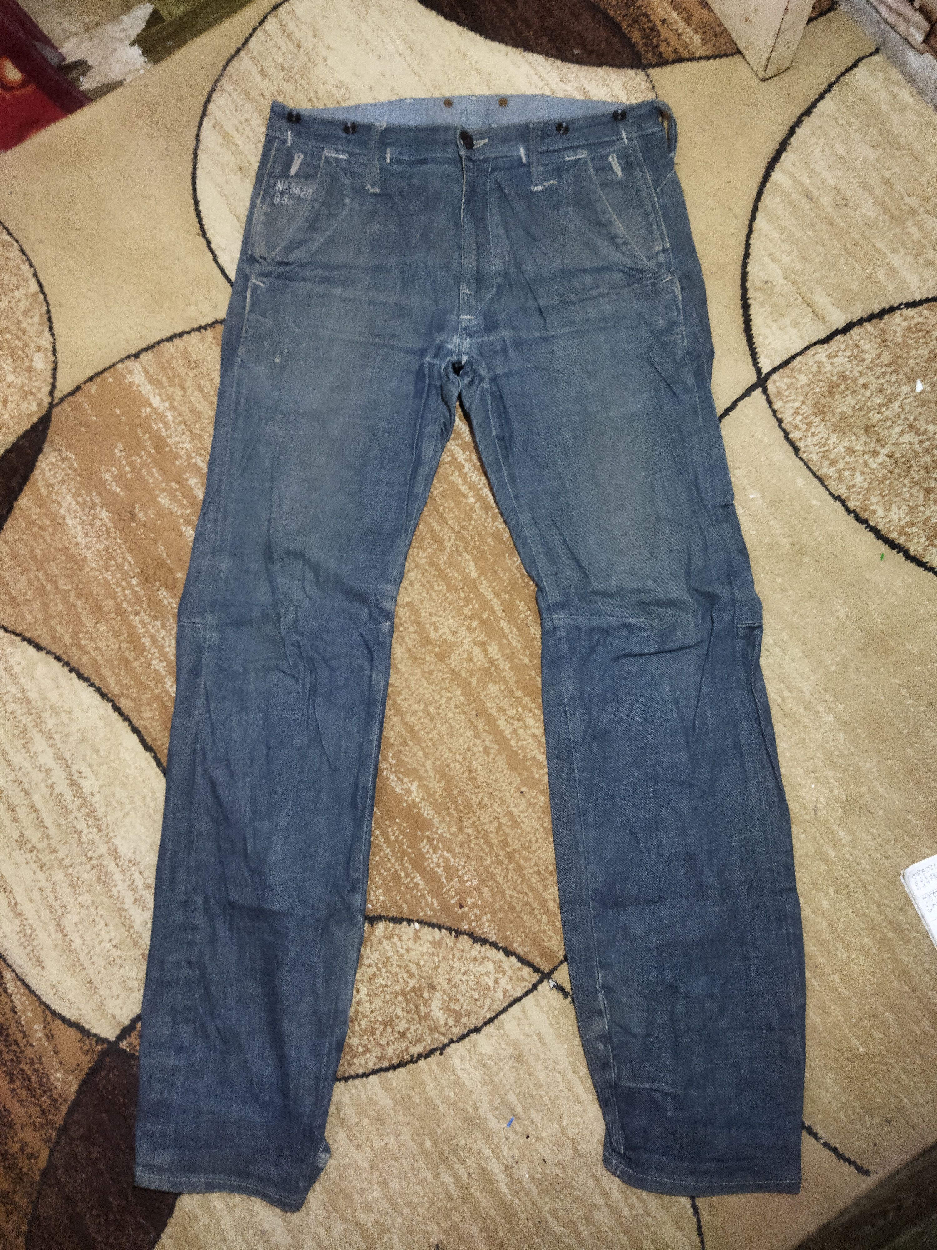 VINTAGE G-STAR ORIGINALS FADED BLUE JEANS PANTS