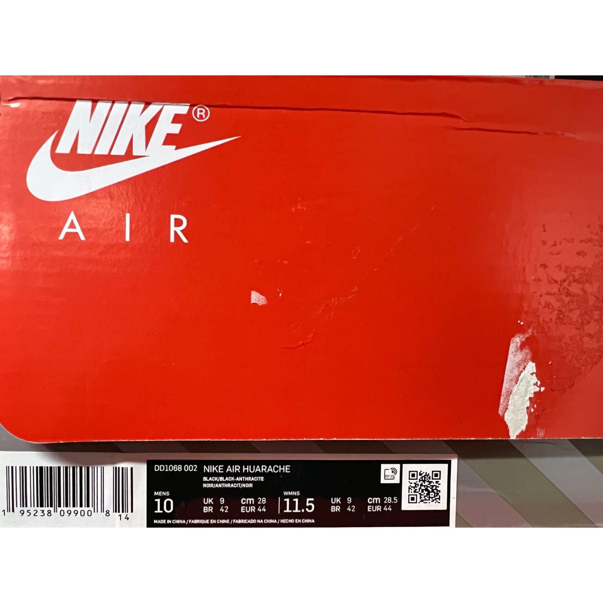 Nike NIKE AIR HUARACHE Black - DD1068 002 Men's size 10 Size US 10 / EU 43 - 9 Preview