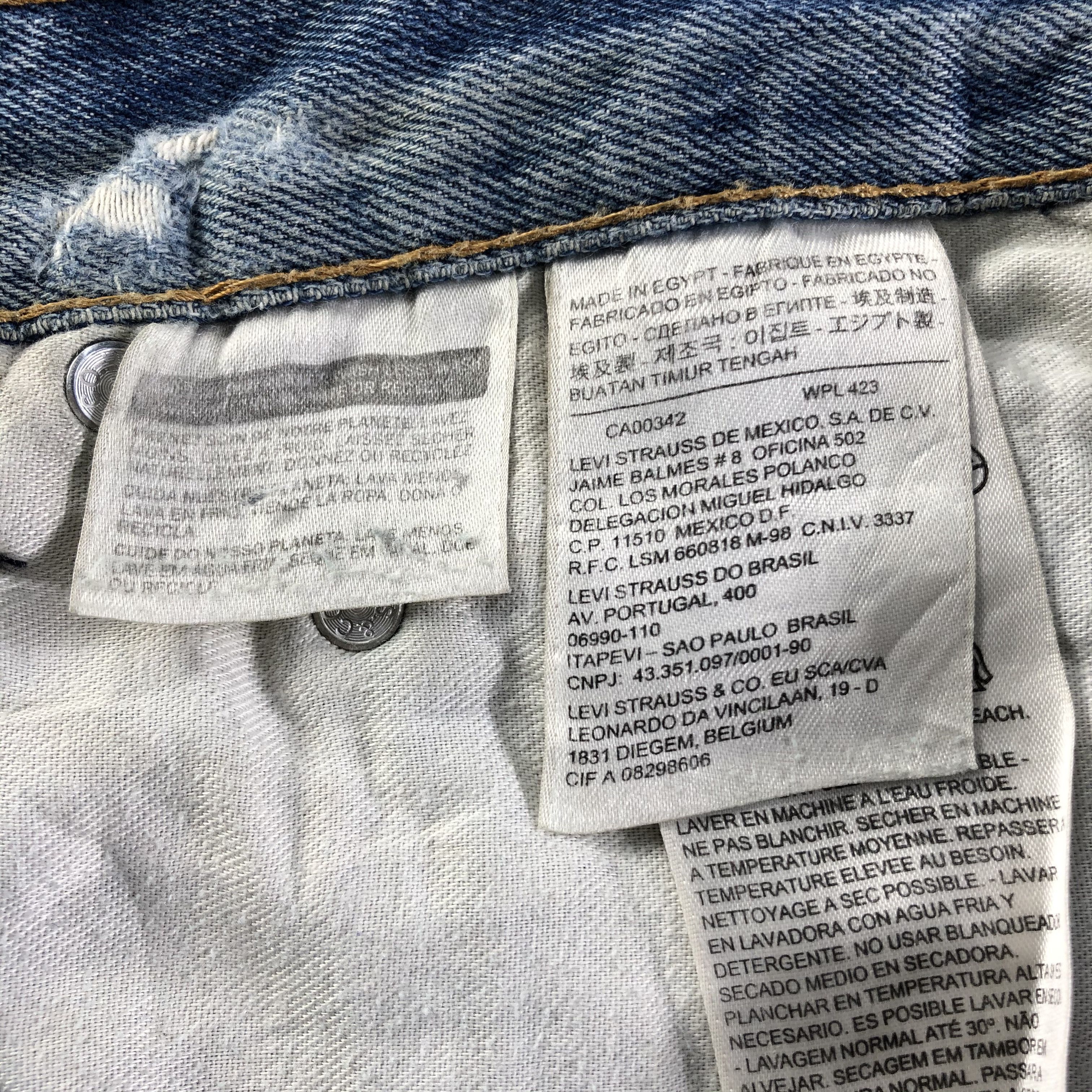Levi's Vintage Blue Wash Levis 550 Jeans-J3091 Size US 36 / EU 52 - 11 Thumbnail