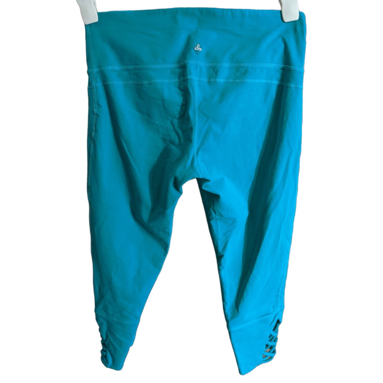 Prana prAna Teal Dragonfly Deco Crop Criss Cross Leggings Medium Size 30" / US 8 / IT 44 - 7 Thumbnail
