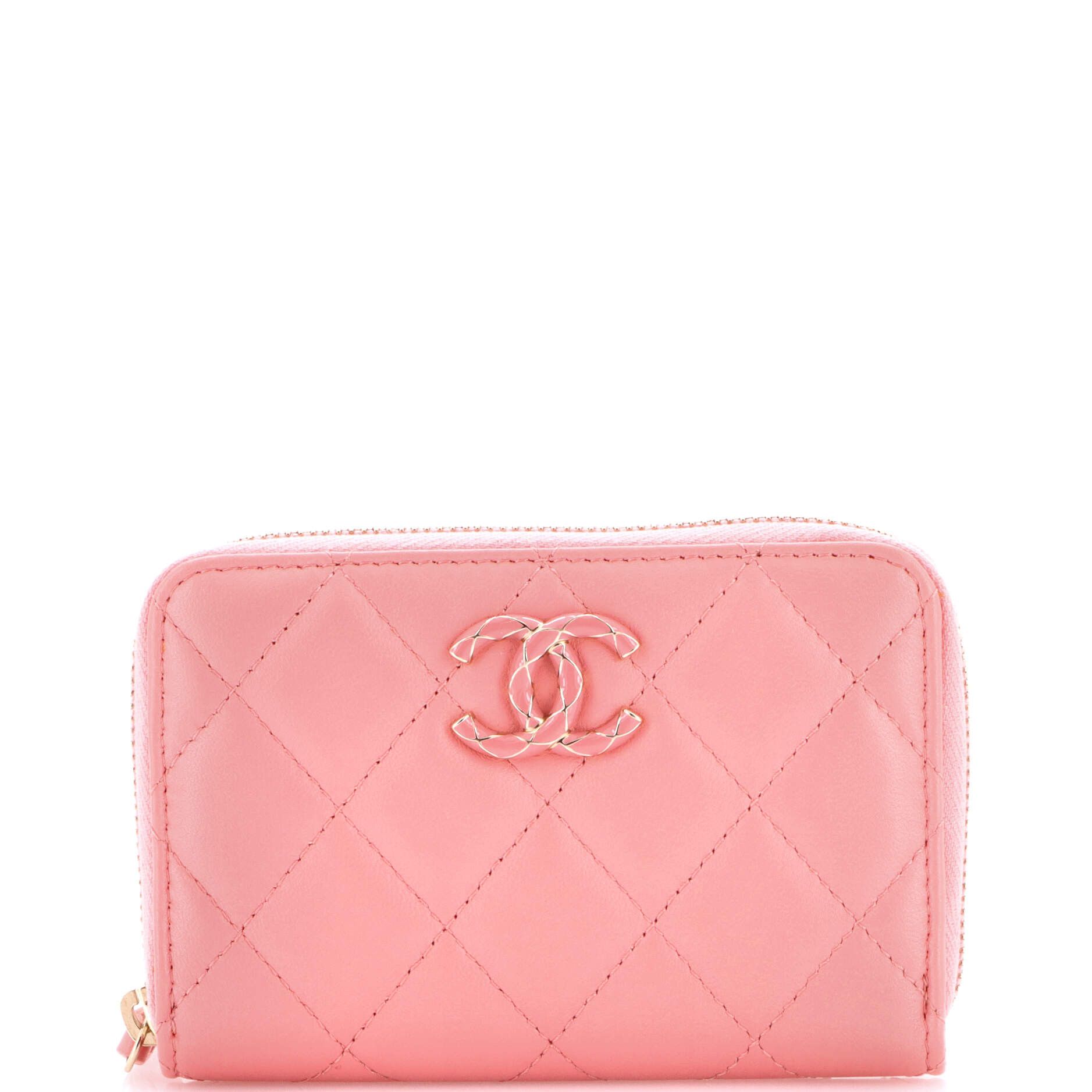 Chanel CC Enamel Zip Coin Purse Size ONE SIZE - 1 Thumbnail