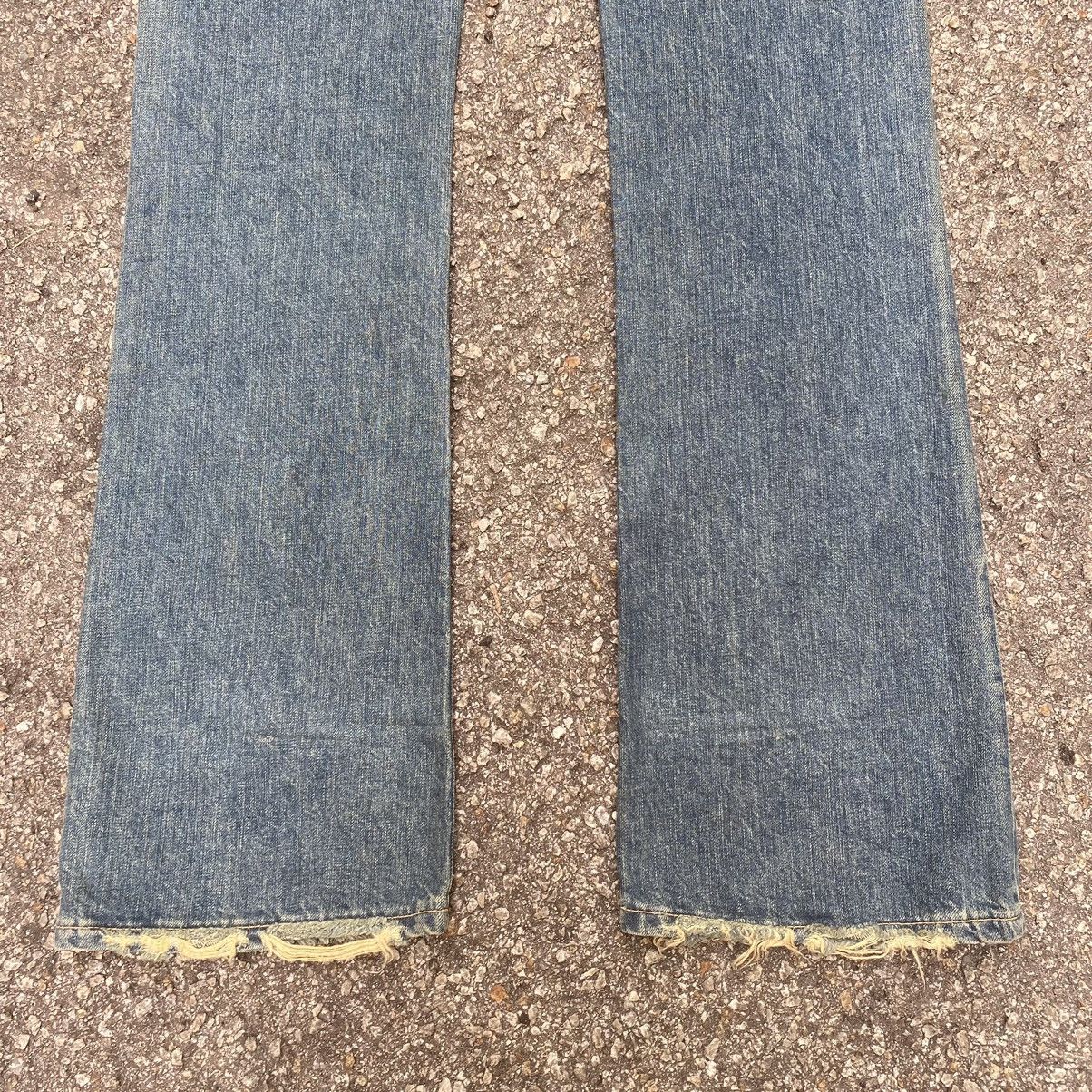 Kapital Flared Distressed Mudwash Jeans Chip & Pepper Boot Cut Denim Size US 29 - 13 Thumbnail