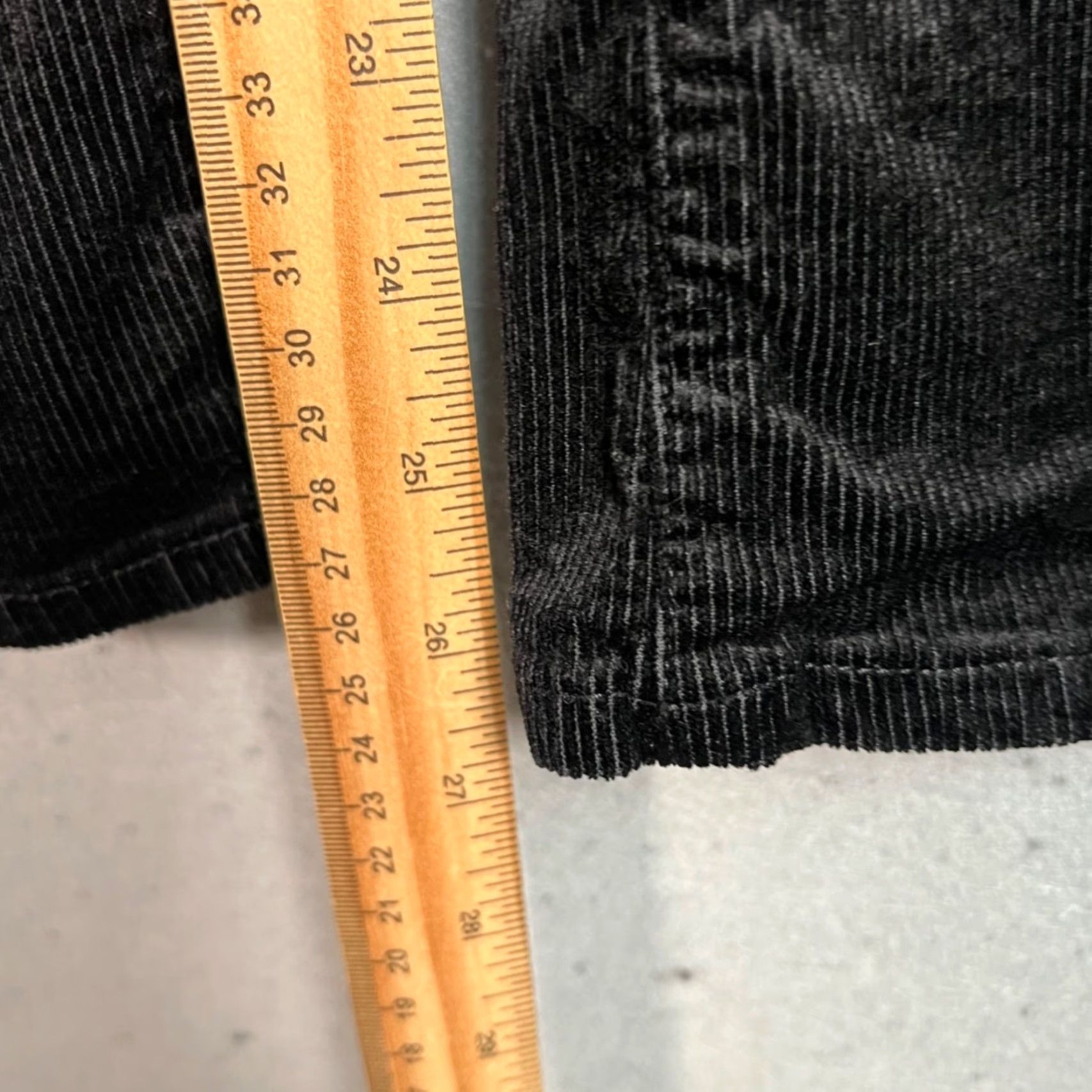 Paige Paige Womens Pants Black Corduroy High-Rise Straight Inseam 27 in Regular 26 New title Size 26" / US 2 / IT 38 - 7 Thumbnail