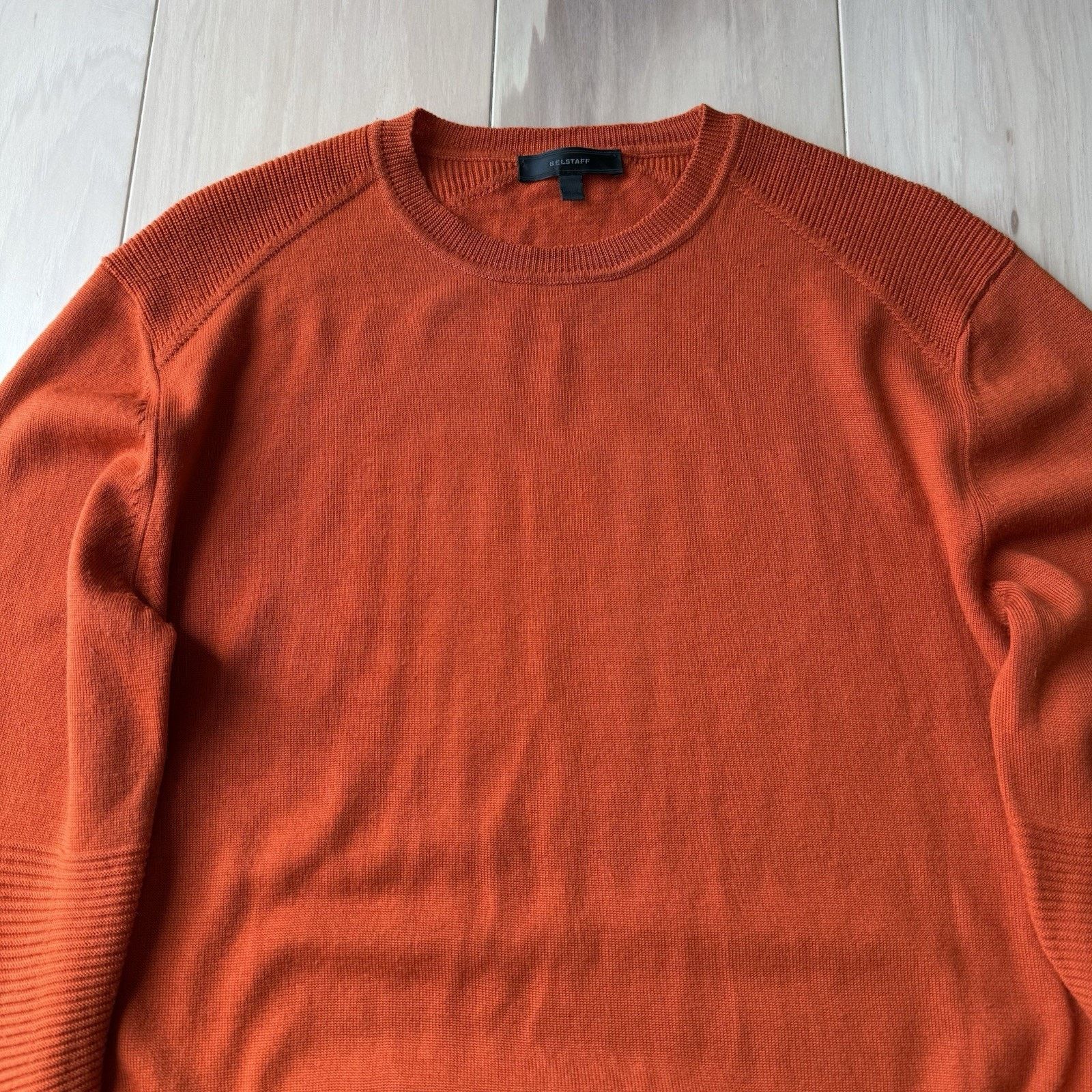 Belstaff Belstaff Sweater Women's M Orange Lightweight Wool Pullover Size M / US 6-8 / IT 42-44 - 3 Thumbnail