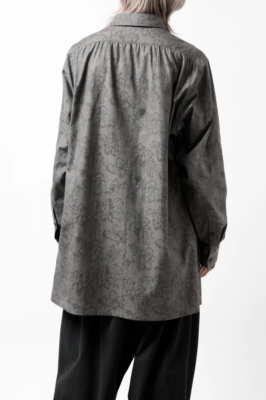 Yohji Yamamoto Floral shirt with double collar Size US M / EU 48-50 / 2 - 2 Thumbnail
