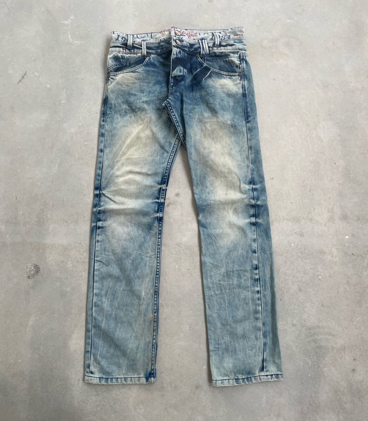 Desigual DESIGUAL DOUBLE WAIST PANT WIDE LEG DENIM Size US 32 / EU 48 - 1 Thumbnail