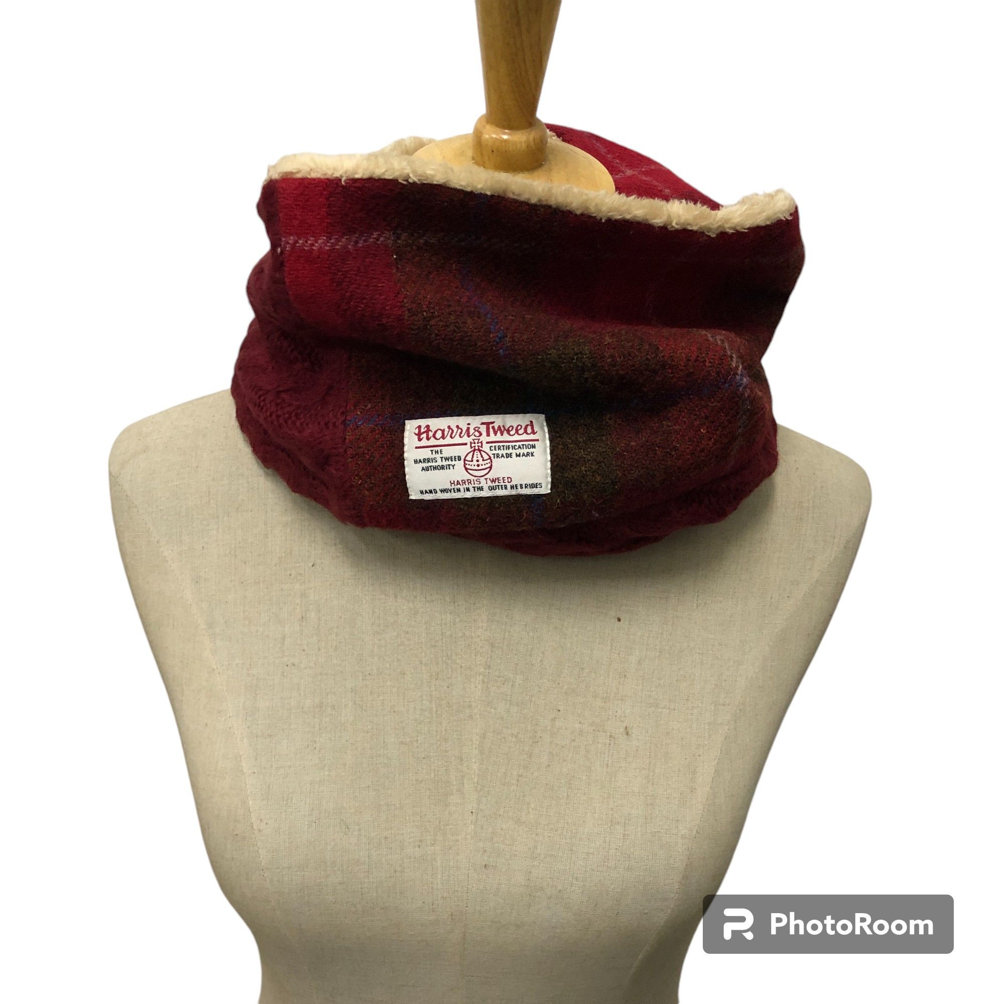 Harris Tweed Harris Tweed Wool Scarf Muffler Neckwear V2623 Size ONE SIZE - 1 Thumbnail