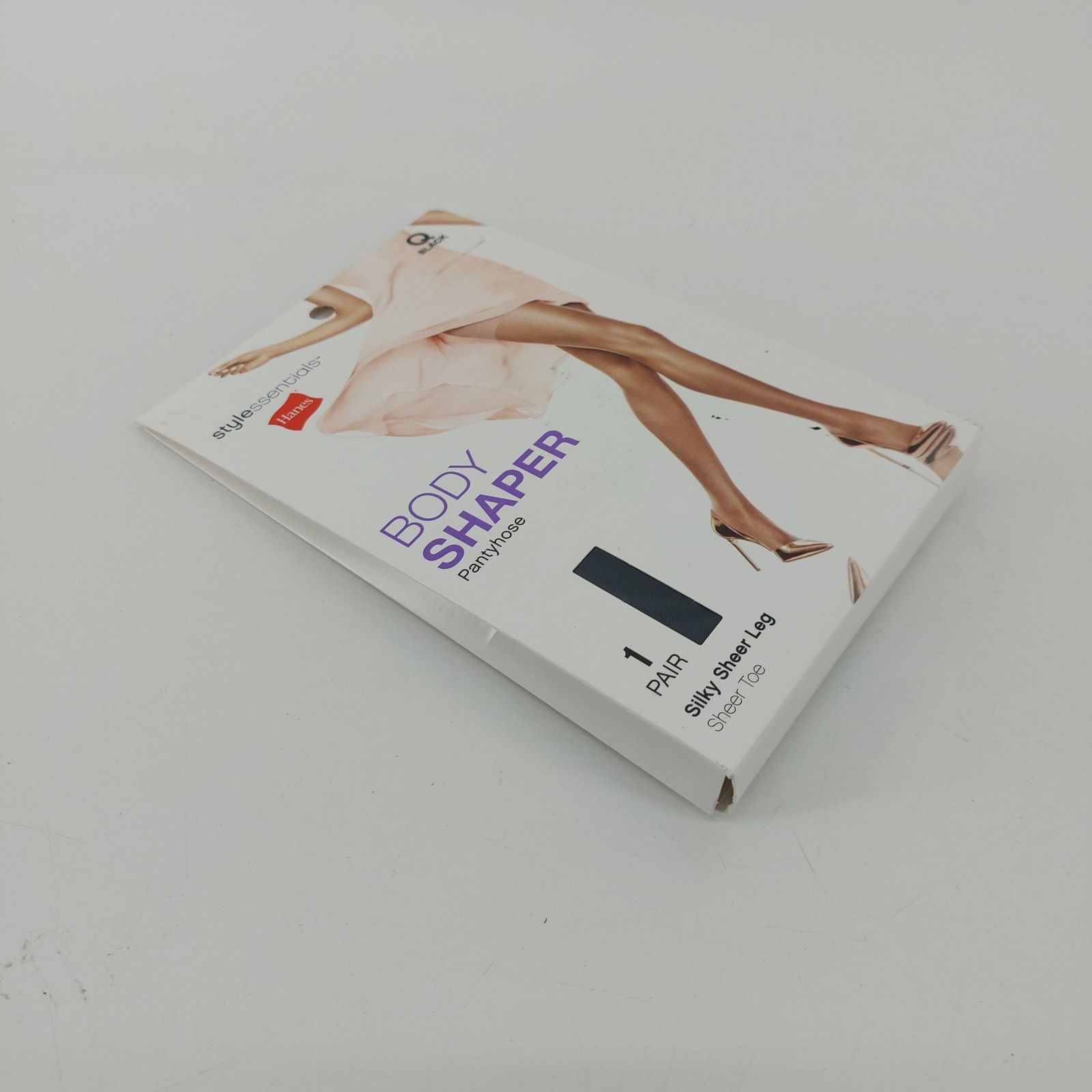 Hanes Hanes Black Q Stylessentials Body Shaper Pantyhose Silky Size ONE SIZE - 6 Thumbnail