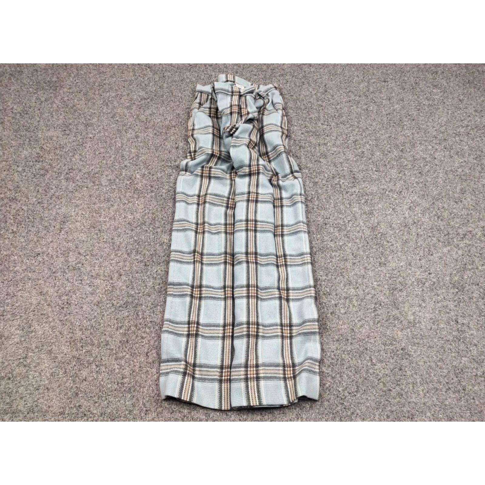 Vintage Vintage Katharine Hamnett Blue Wool Blend Trouser Pants Size 32" / US 10 / IT 46 - 2 Thumbnail