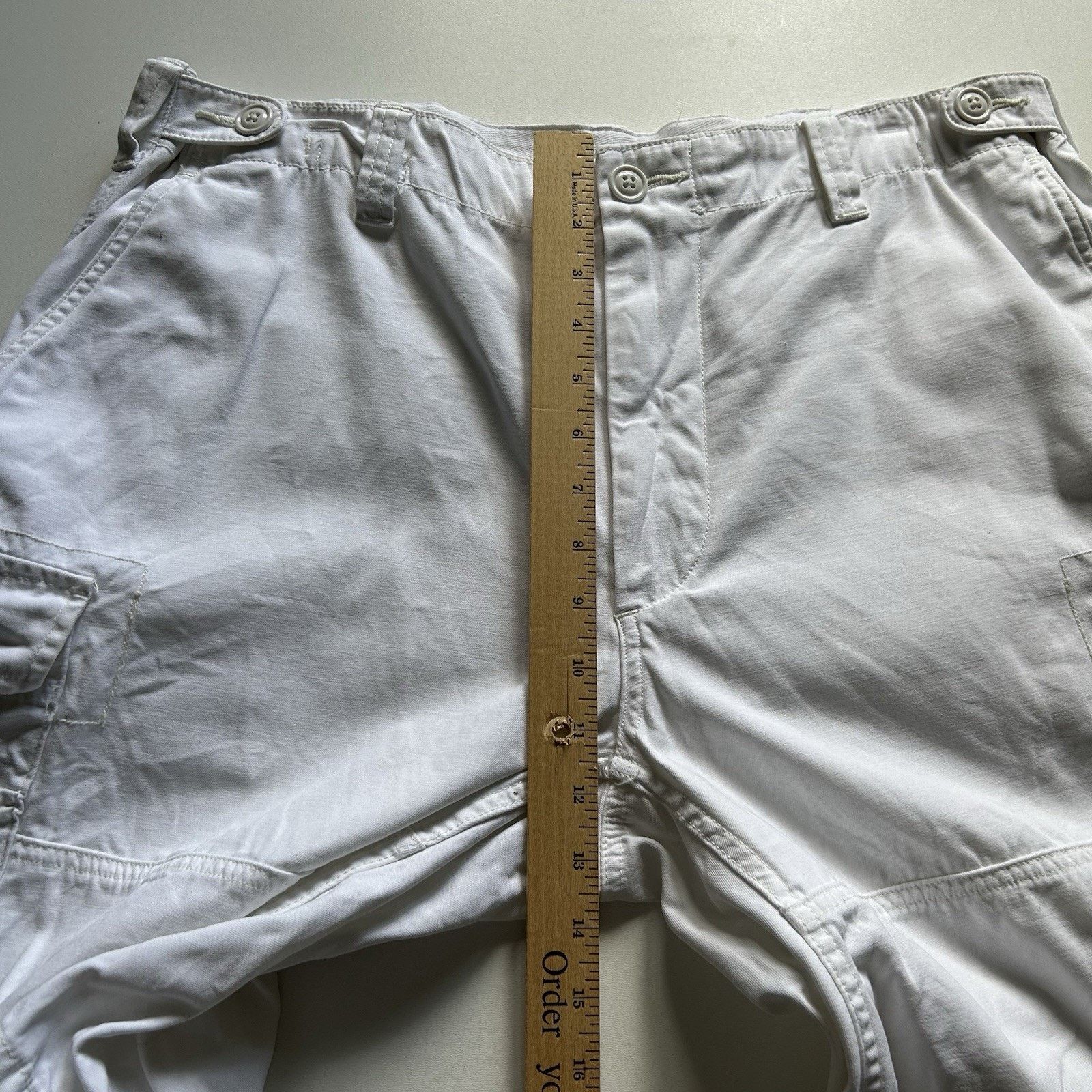 Polo Ralph Lauren Vintage Polo Ralph Lauren Cargo Khaki Shorts Size 38 White Size US 38 / EU 54 - 11 Thumbnail