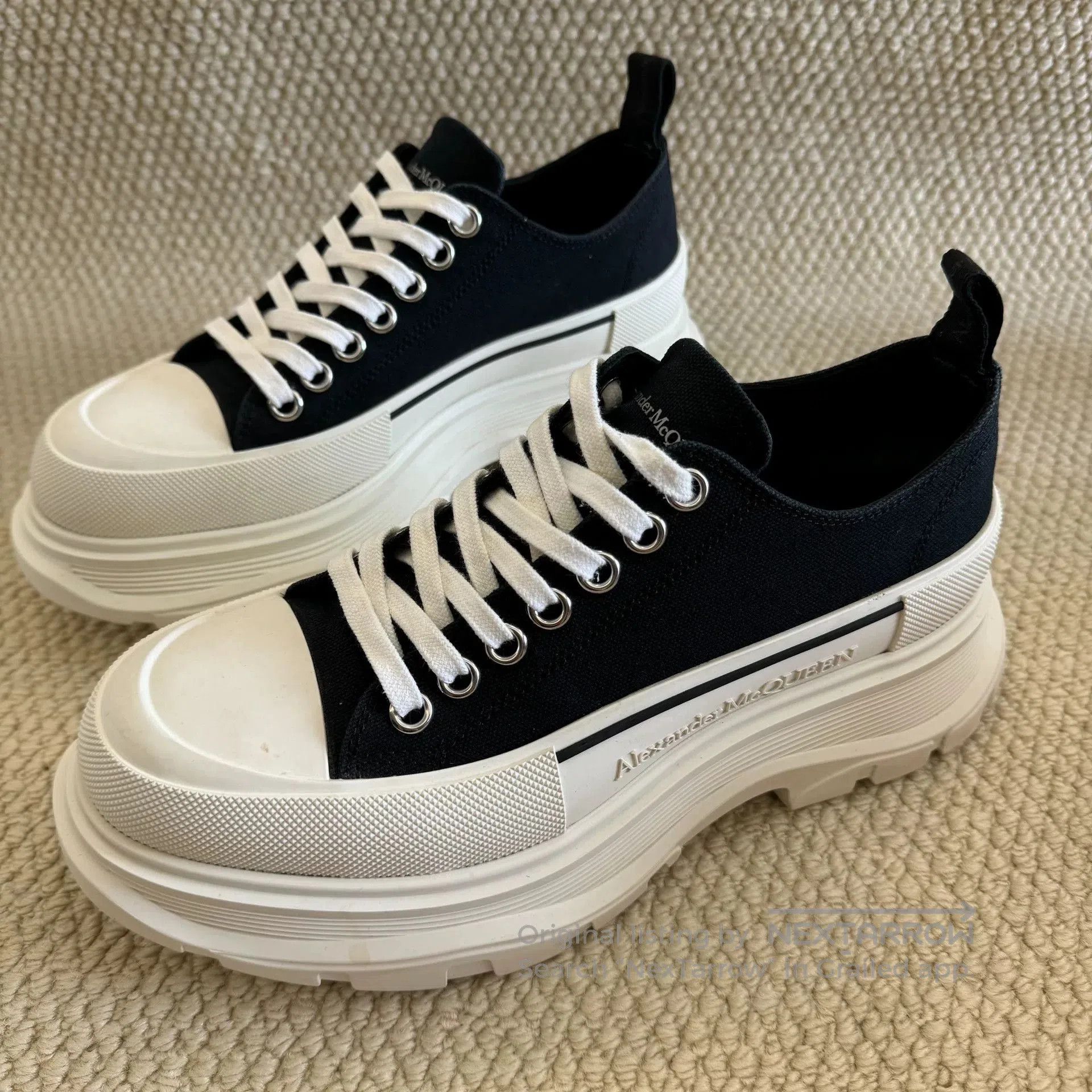Alexander McQueen alexander mcqueen tread slick black and white boots. Size US 8 / EU 41 - 1 Thumbnail