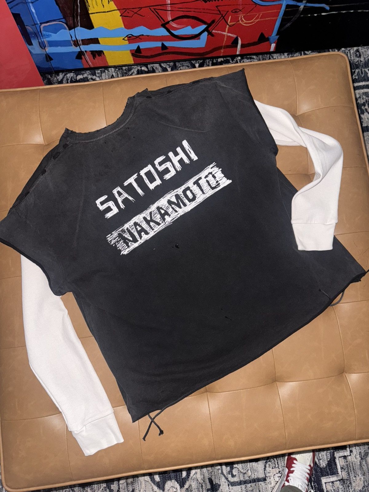 Satoshi Nakamoto Satoshi nakamoto double layered thermal logo shirt Size US XL / EU 56 / 4 - 1 Thumbnail