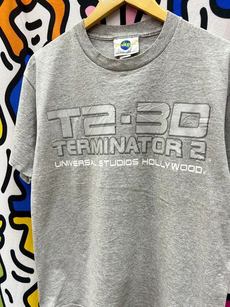 Vintage Vintage90s Terminator 2 3-D Movie tshirt size M Size US M / EU 48-50 / 2 - 1 Thumbnail