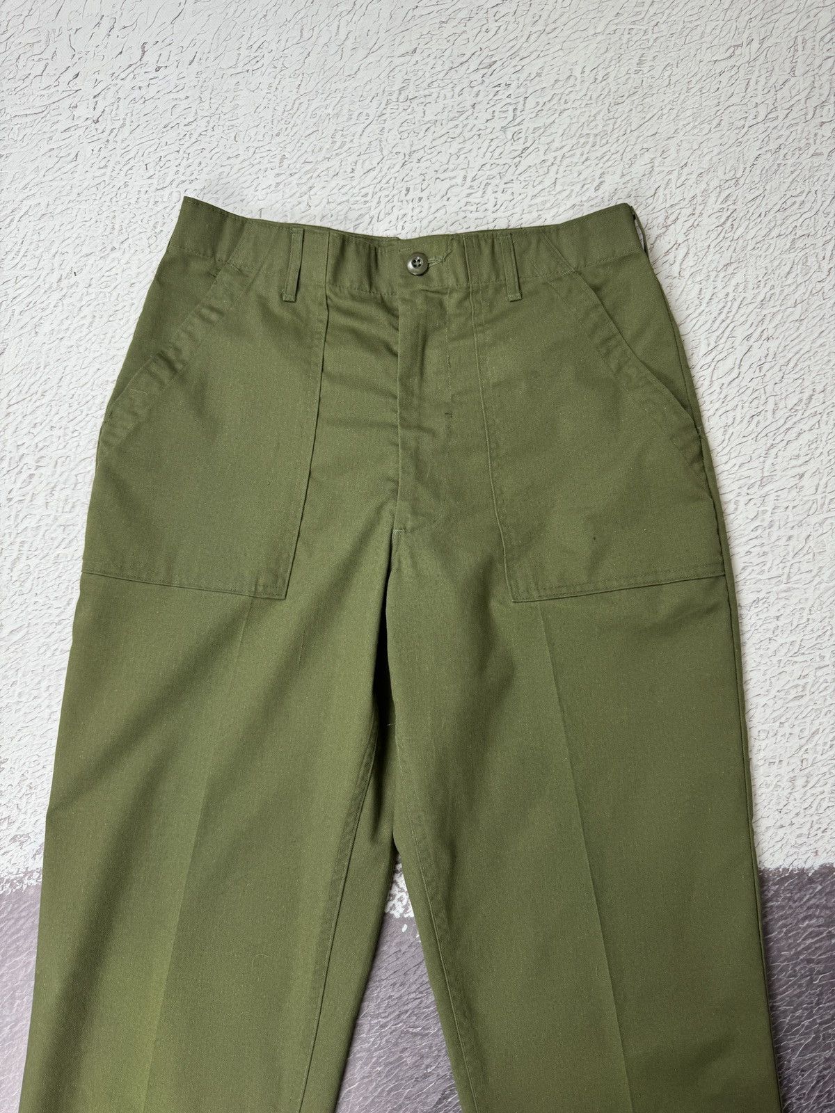 Vintage Vintage 80s US Army Trousers Pants Serval zipper military 34 Size US 34 / EU 50 - 6 Thumbnail