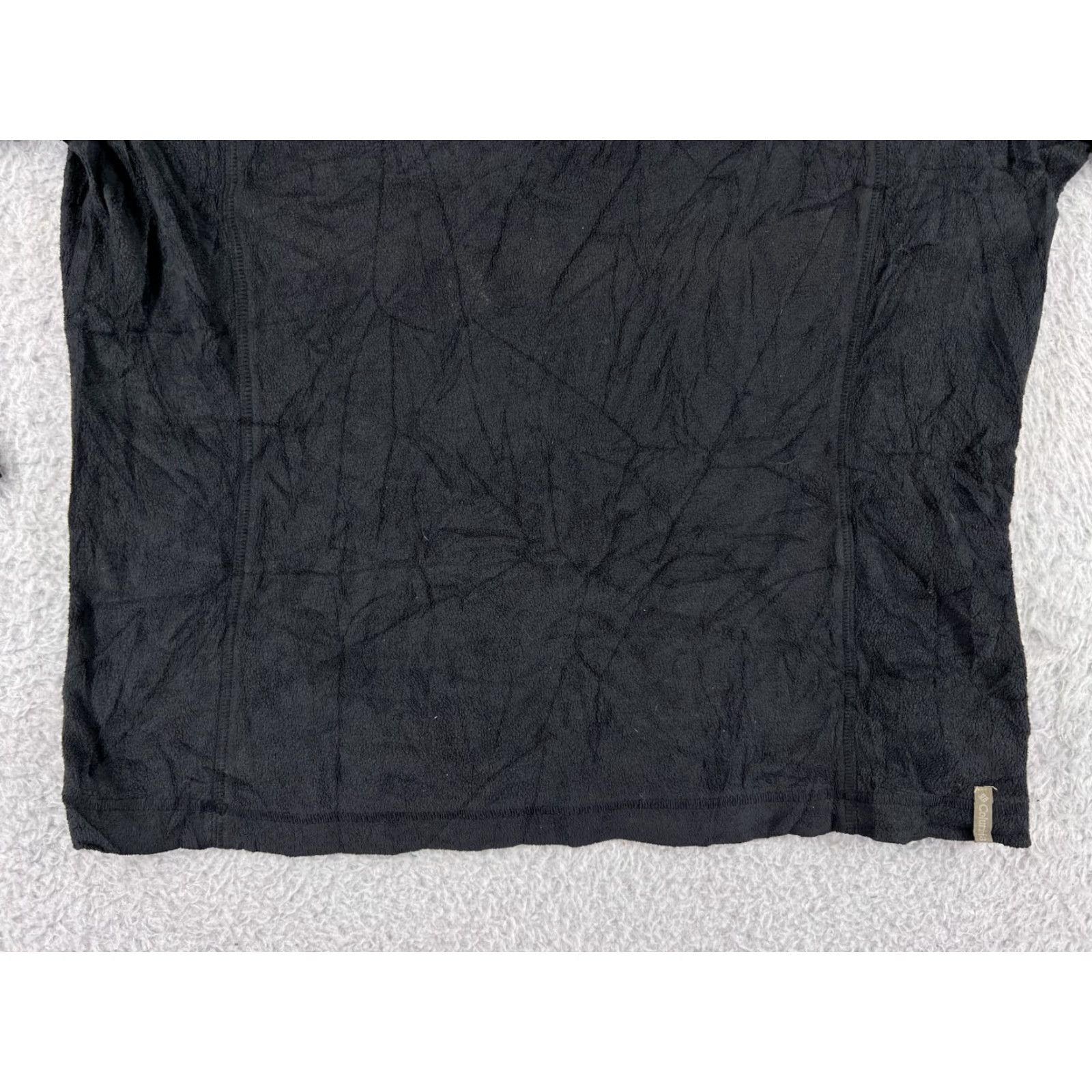 Vintage Columbia Sweat Jacket Women L Black 1/4 Zip Fleece Polyester Hiking Camp Outdoor Jacket Size L / US 10 / IT 46 - 6 Thumbnail