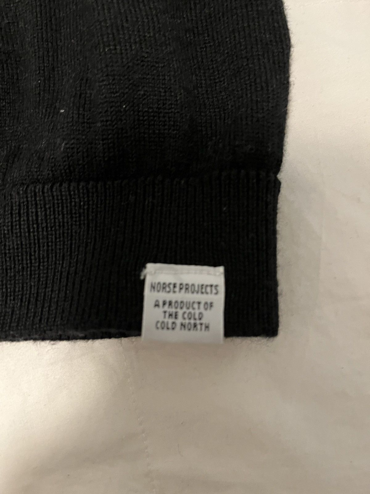 Norse Projects Black Sigfred Merino Sweater Size S Size US S / EU 44-46 / 1 - 2 Thumbnail