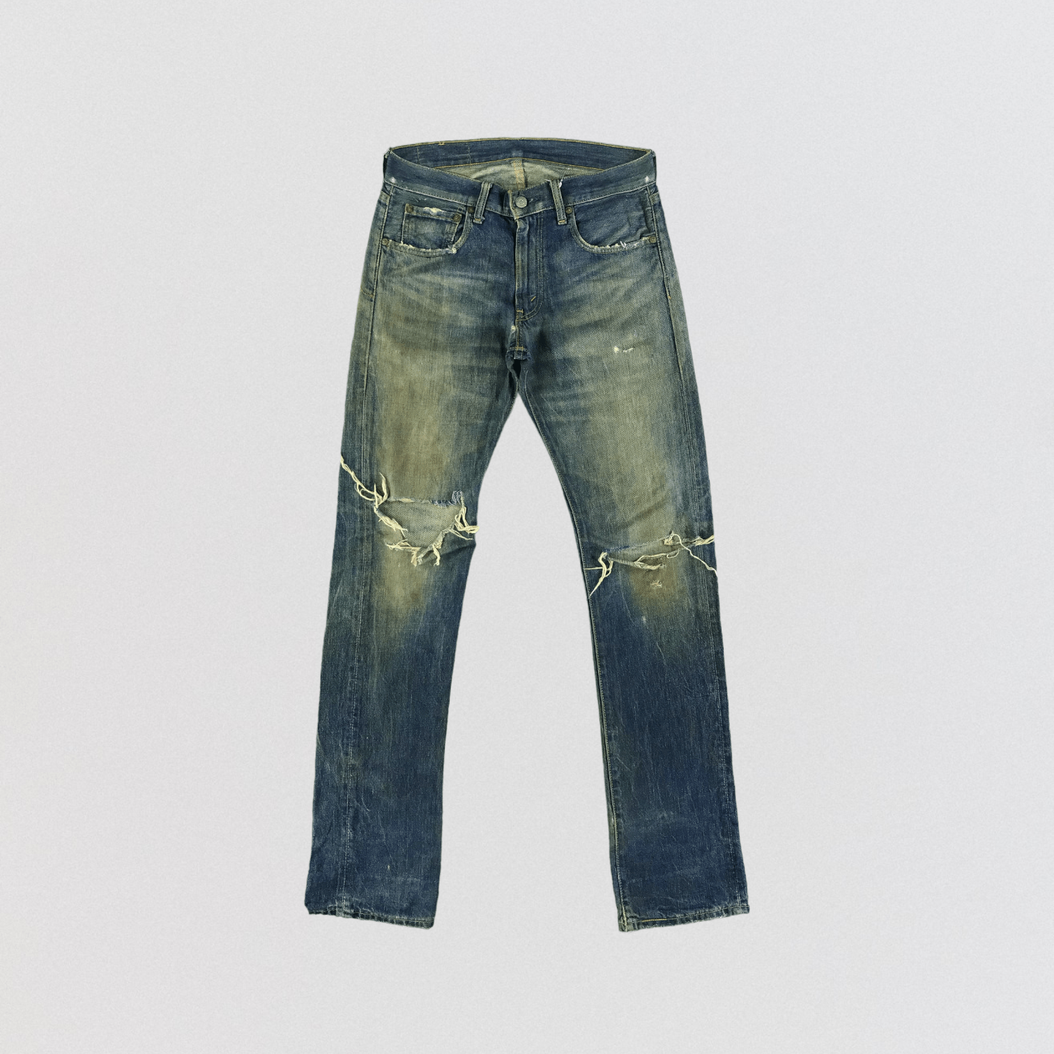 Levi's × Vintage 90s Vintage Distress Levis 505 Jeans-JM3208 Size US 31 - 1 Thumbnail