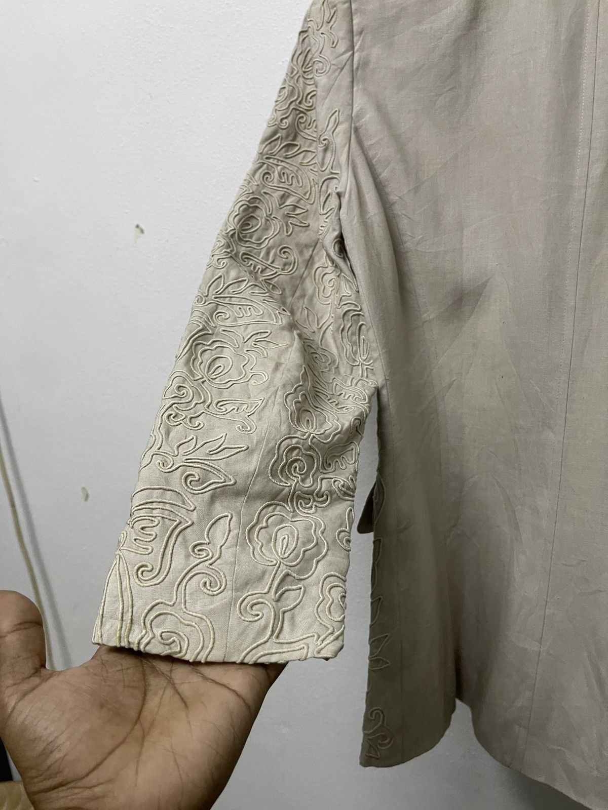 Jil Sander 1990s JIL SANDER EMBROIDERED FORMAL SUIT RARE DESIGN Size XS / US 0-2 / IT 36-38 - 15 Thumbnail
