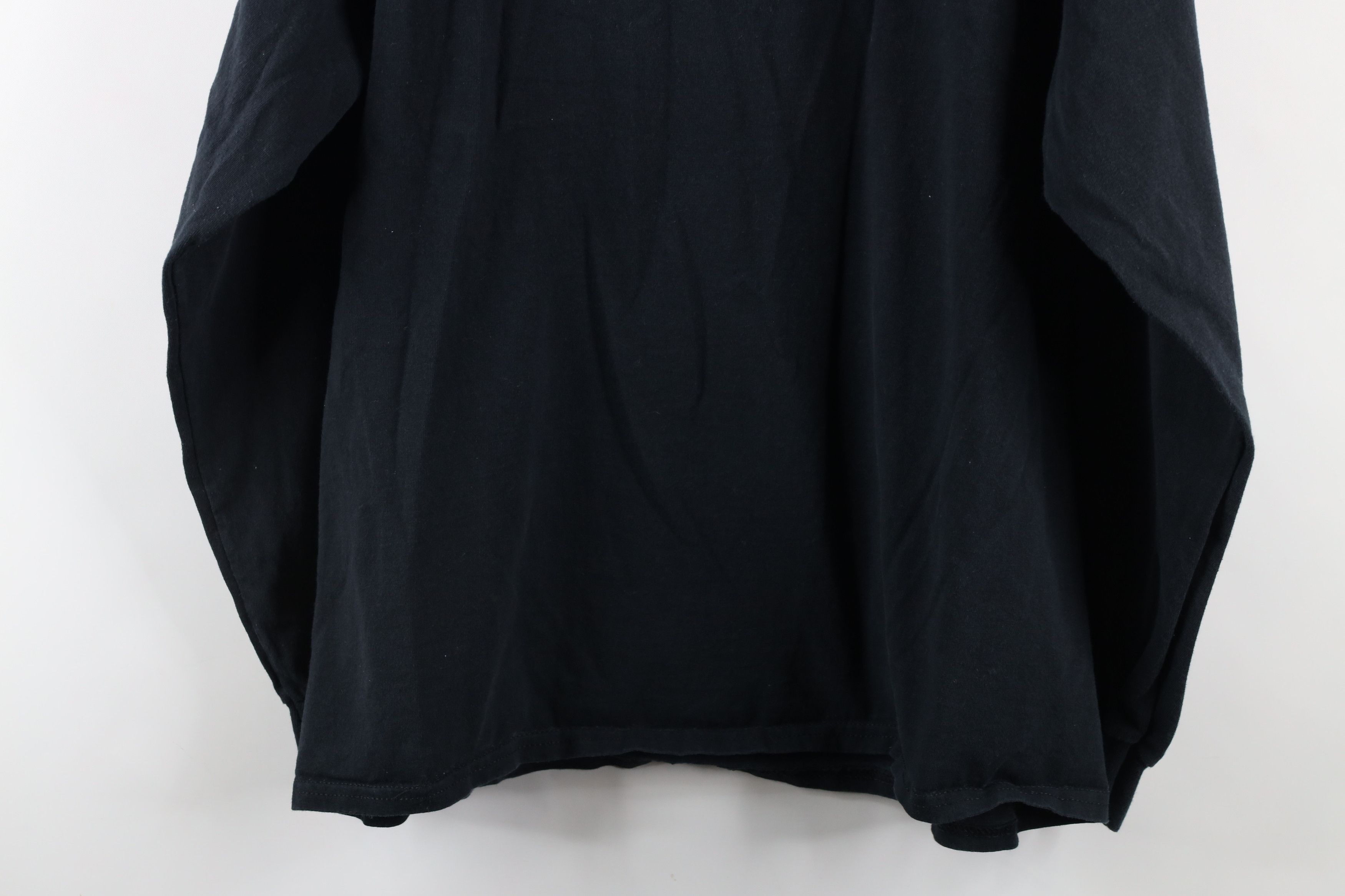 Vintage Vintage 90s Streetwear Long Sleeve Cotton T-Shirt Black Size US XL / EU 56 / 4 - 11 Thumbnail