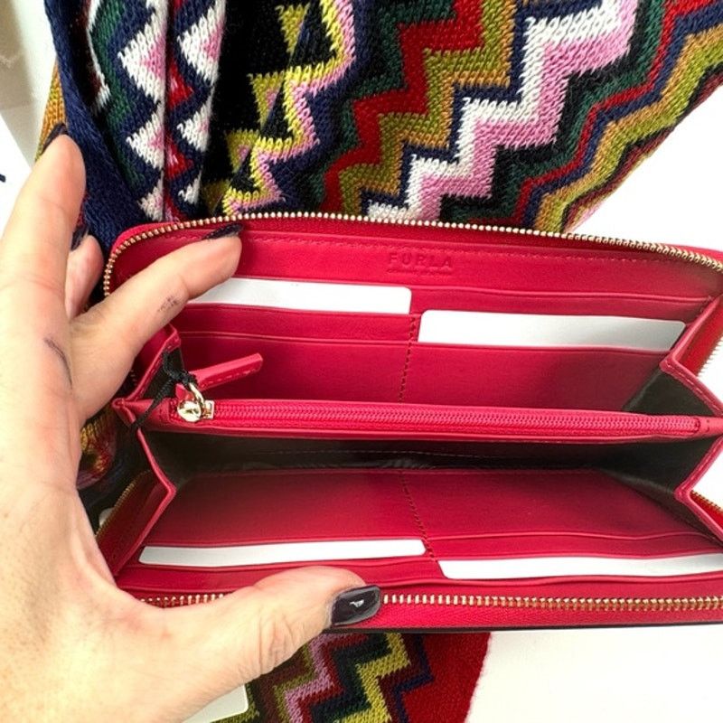 Furla NWT Furla Fuschia/Pink Long Zippy Wallet Size ONE SIZE - 3 Thumbnail