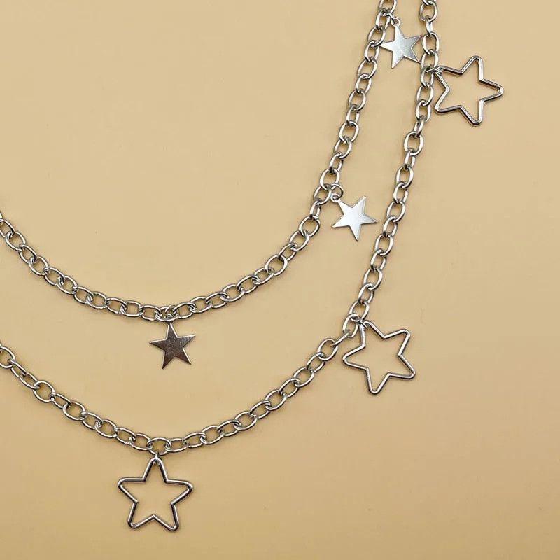 Vintage Multilayer Star Tassel Chain Size ONE SIZE - 3 Thumbnail