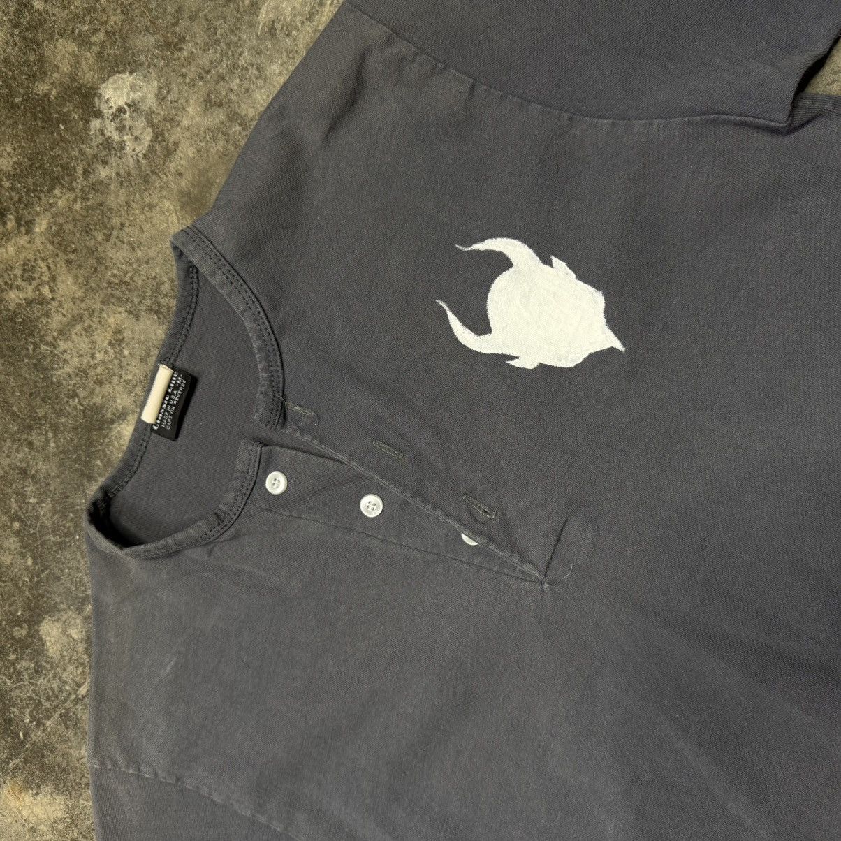 Vintage vintage custom devil henley baggy tshirt Size US M / EU 48-50 / 2 - 4 Thumbnail