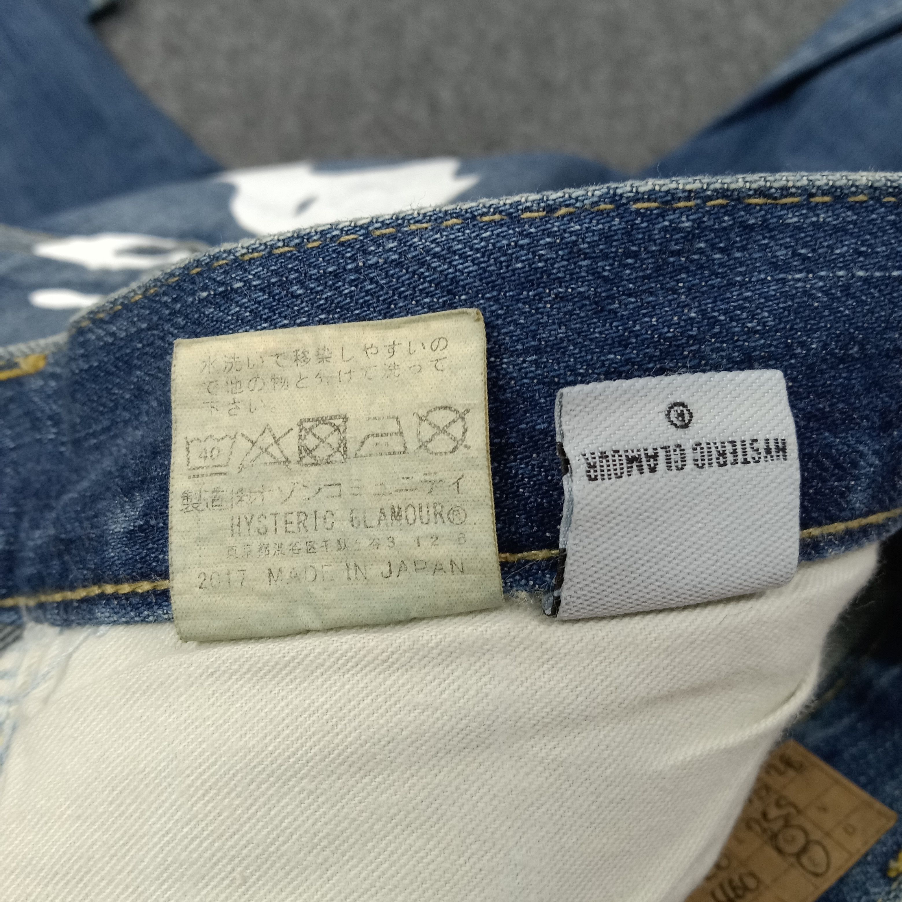Hysteric Glamour Hysteric Galmour Japanese Brand Custom Denim Jeans C252N20 Size 31" - 14 Thumbnail