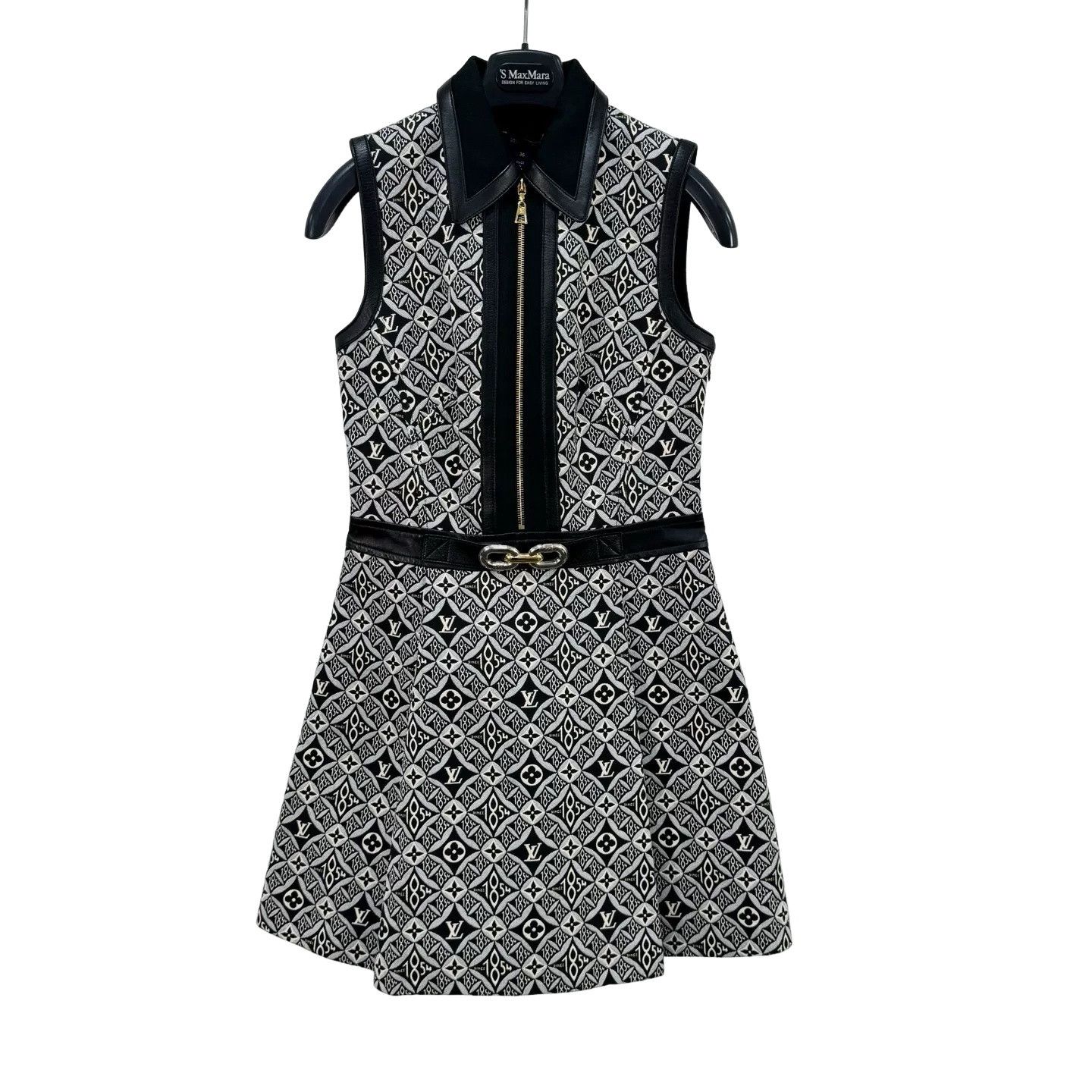 Louis Vuitton Louis Vuitton 1854 Monogram Zip Front Mini Dress Size 36 Size XS / US 0-2 / IT 36-38 - 1 Thumbnail