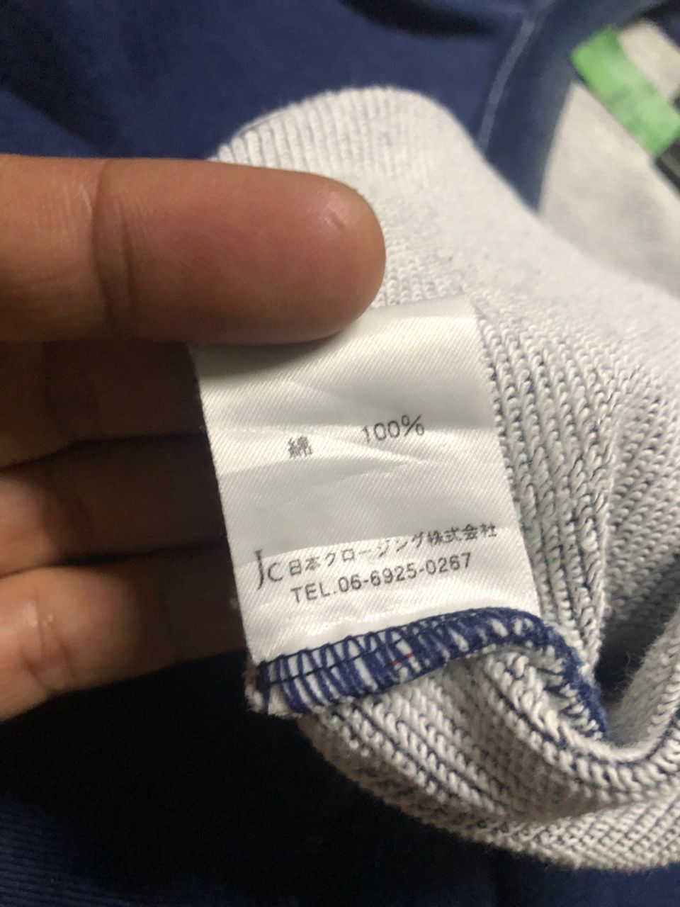 Japanese Brand Vintage 90s Milwork Fishing Camp'97' Indigo Sweatshirt Size US L / EU 52-54 / 3 - 14 Thumbnail