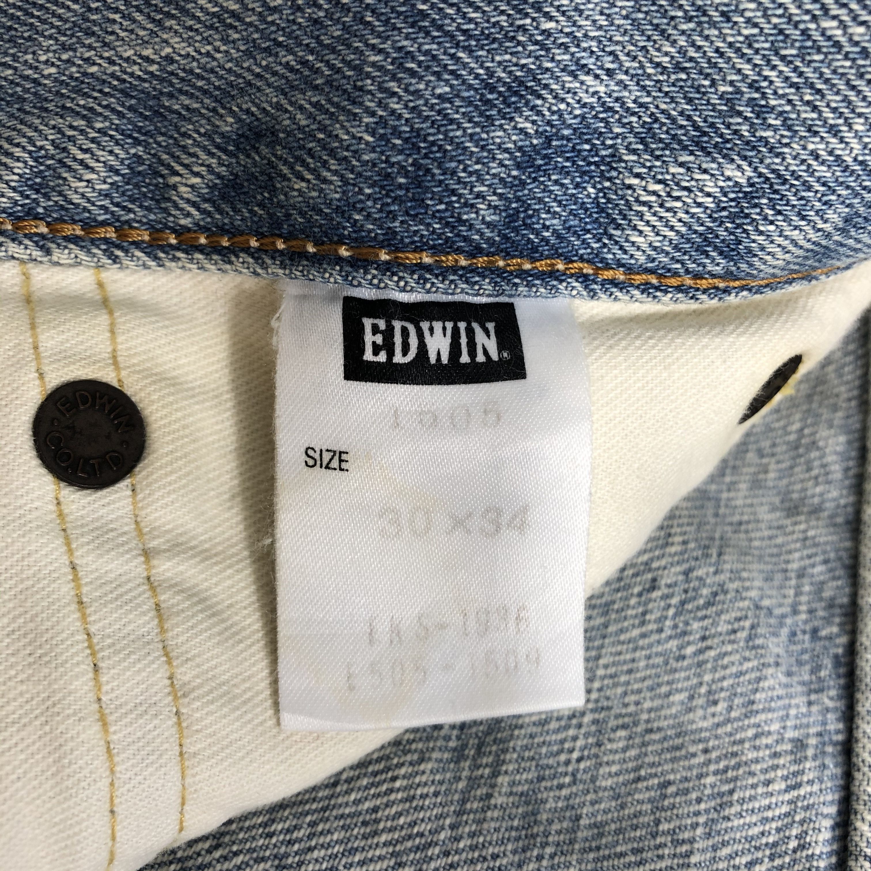 Edwin Vintage Light Wash Edwin 505 Selvedge Jeans-JM3687 Size US 33 - 9 Thumbnail