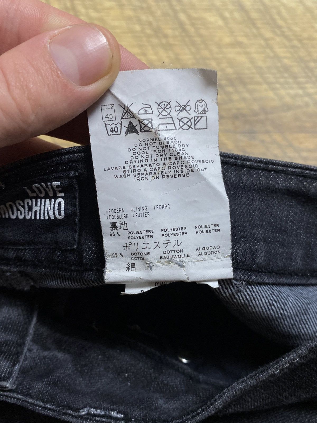 Moschino Love Moschino Futuristic Glitter Heart Zip Denim Rare Size 30" / US 8 / IT 44 - 7 Thumbnail