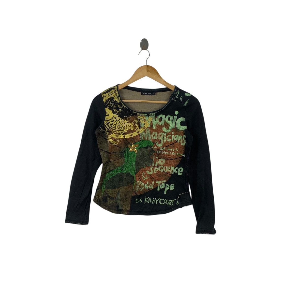Other JOYLIFE KILBY COURT Rhinestone Bling Abstract Tee Shirt Size L / US 10 / IT 46 - 1 Thumbnail