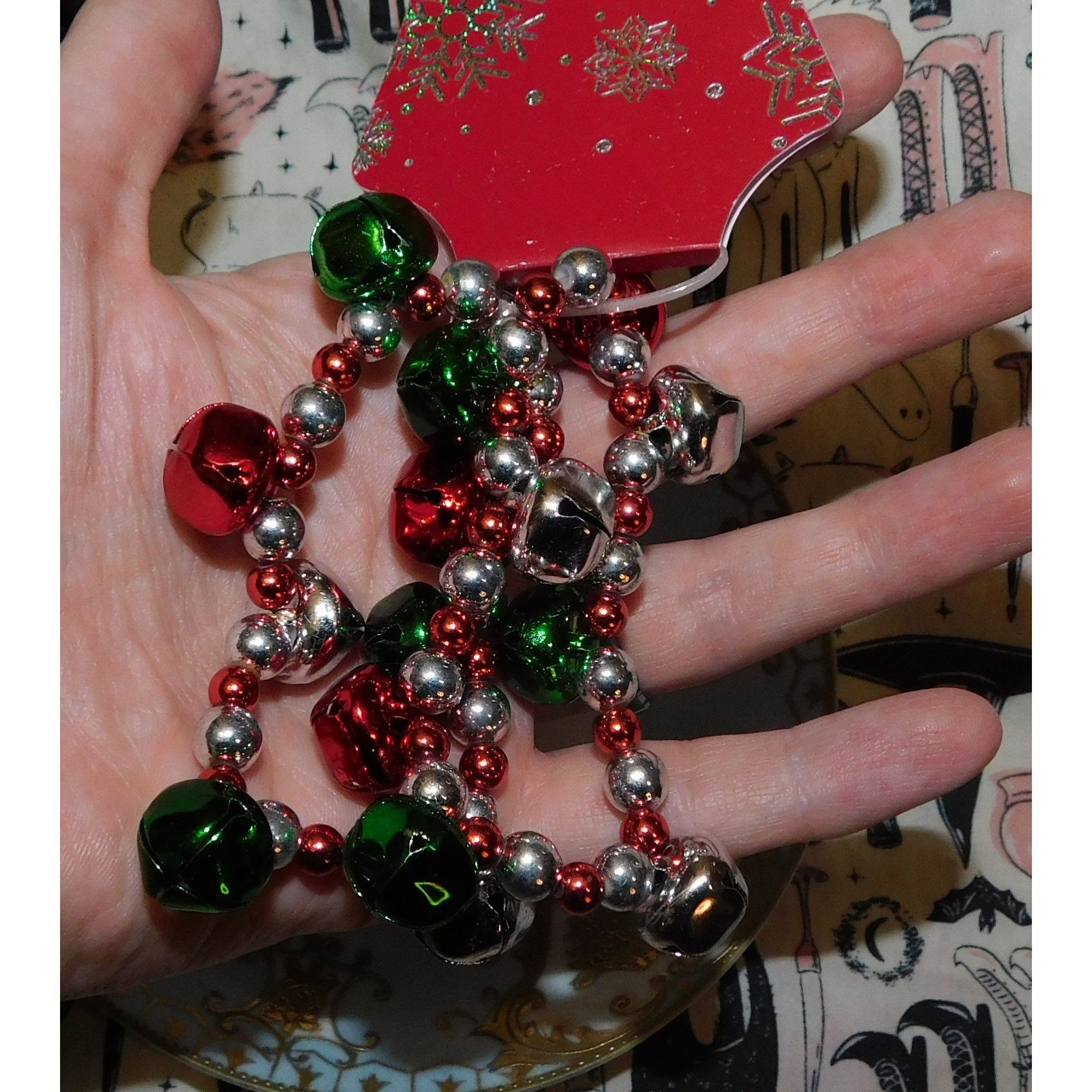 Other Holiday Jingle Bell Stretch Bracelets (Set of 2) Size ONE SIZE - 4 Thumbnail