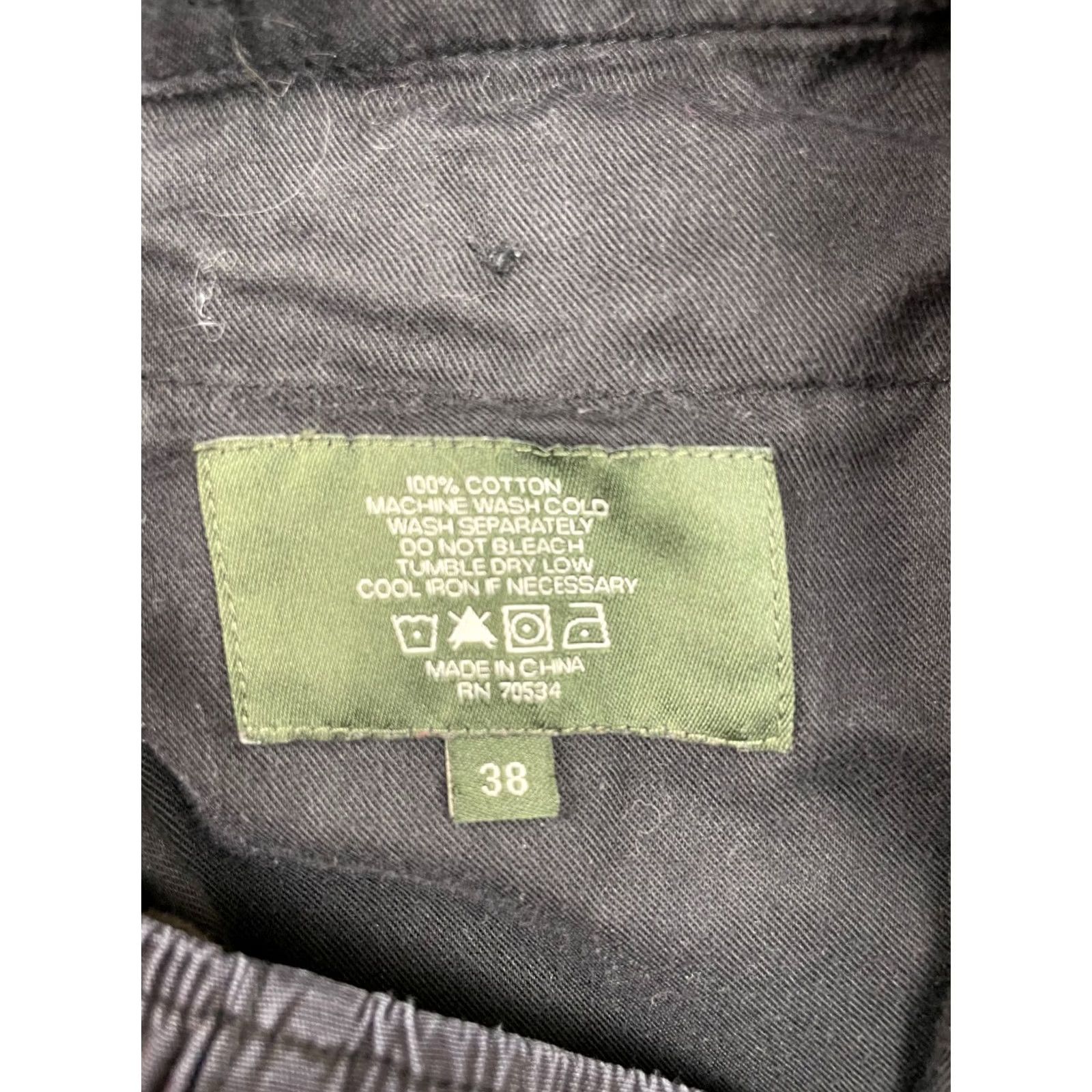 Orvis Orvis Pants Men Size 38 Black Canvas Elastic Waist Jogger Drawstring Hiking Work Seasonal Fall Winter Spring Straight Leg Regular Fit Mens Size US 38 / EU 54 - 5 Thumbnail