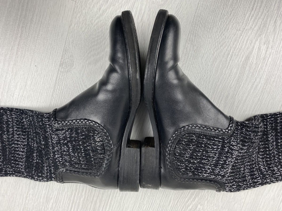 Gucci Gucci Knit Socks Leather Boots Size 37 1/2 Fendi Prada Size US 7.5 / IT 37.5 - 5 Thumbnail