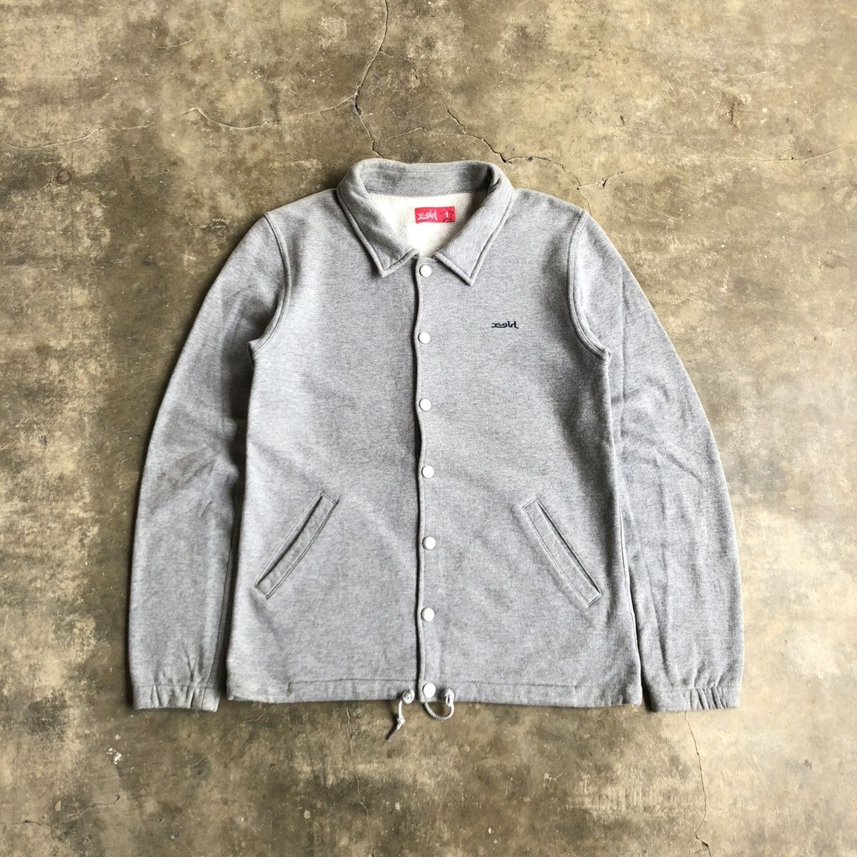 Hysteric Glamour 2000s X-girl Women Face Big Logo HG Style Button Jacket Grey Size US S / EU 44-46 / 1 - 4 Thumbnail