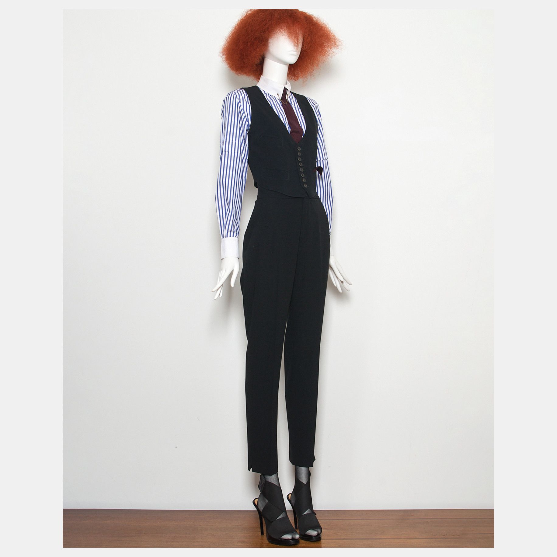 Jean Paul Gaultier 1997 archive runway JEAN PAUL GAULTIER trompe-l'oeil top Size S / US 4 / IT 40 - 3 Thumbnail