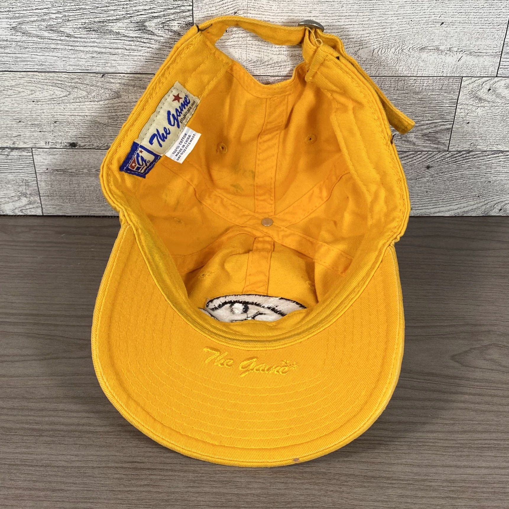 Etro Iowa Hawkeyes The Game Strap Back Embroidered Retro Logo Hat Cap Baseball Cap Men Adjustable Twill Multicolor University of Iowa Hawkeyes Size ONE SIZE - 7 Thumbnail