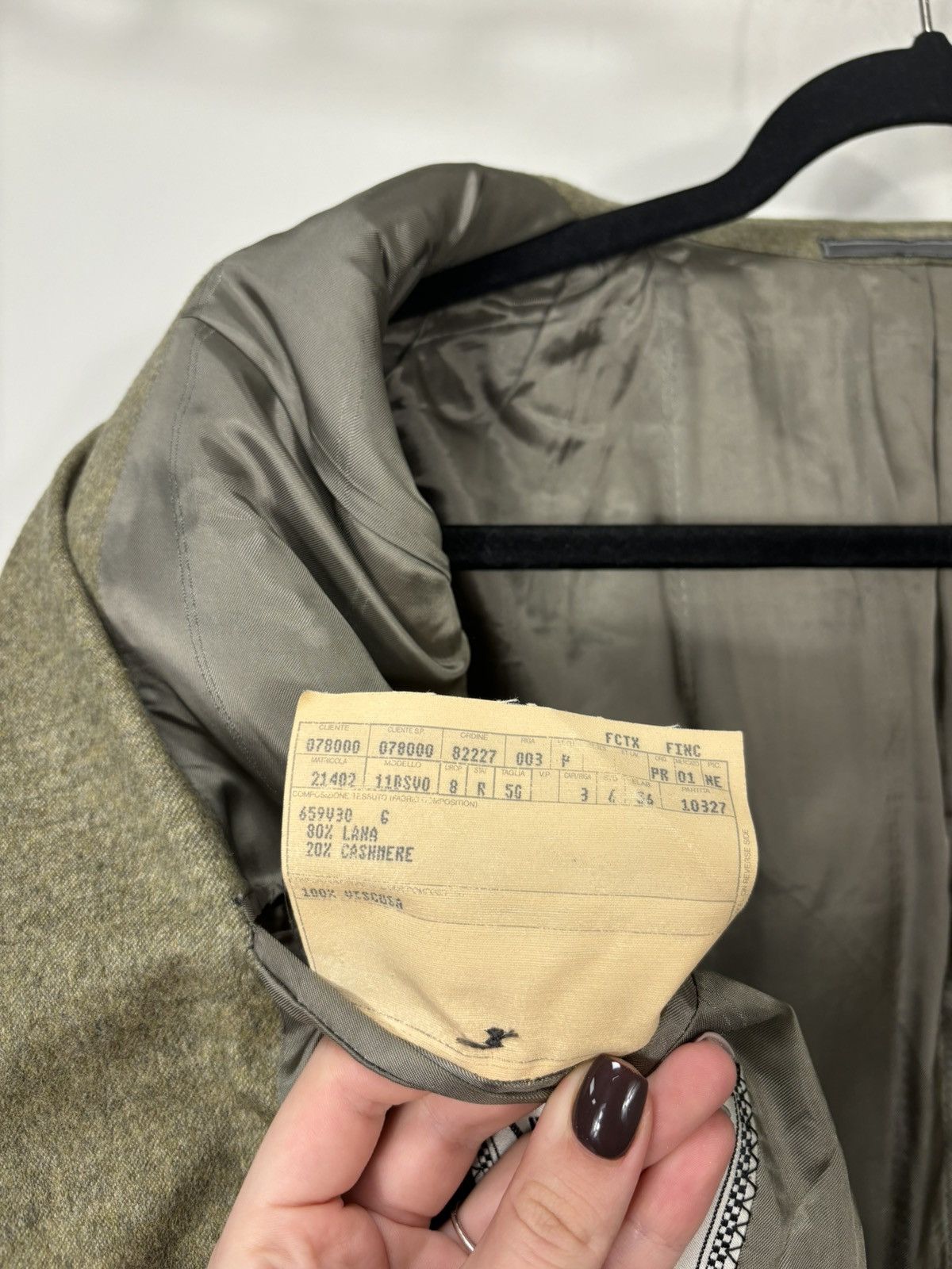 Versace Vintage Gianni Versace Classic Wool Cashmere Blazer Jacket Size 40R - 12 Thumbnail