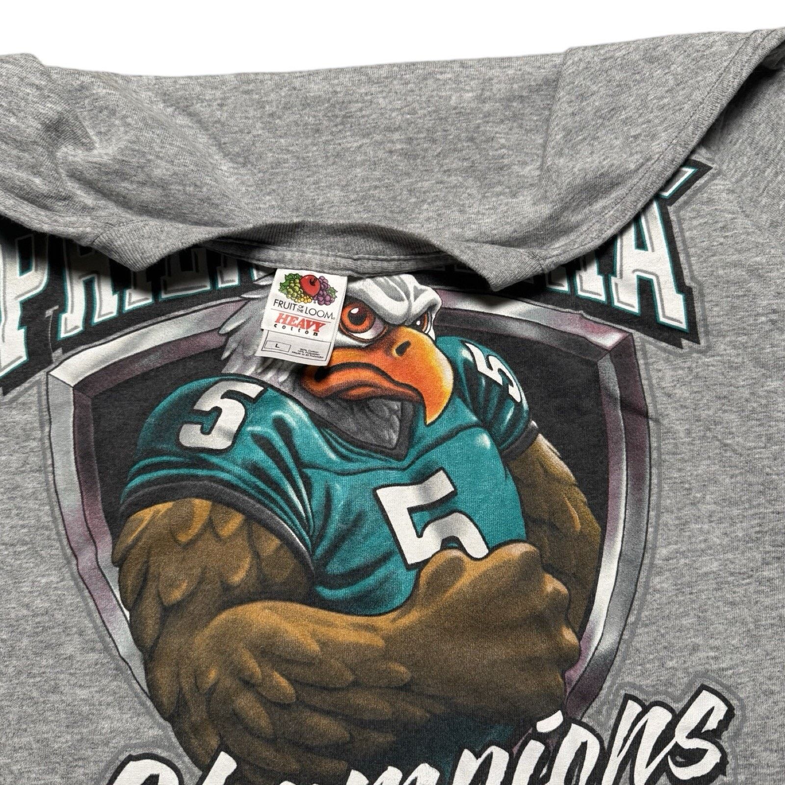 Champion Y2K Philadelphia Eagles Superbowl T Shirt Champion NFL L Size US L / EU 52-54 / 3 - 3 Thumbnail