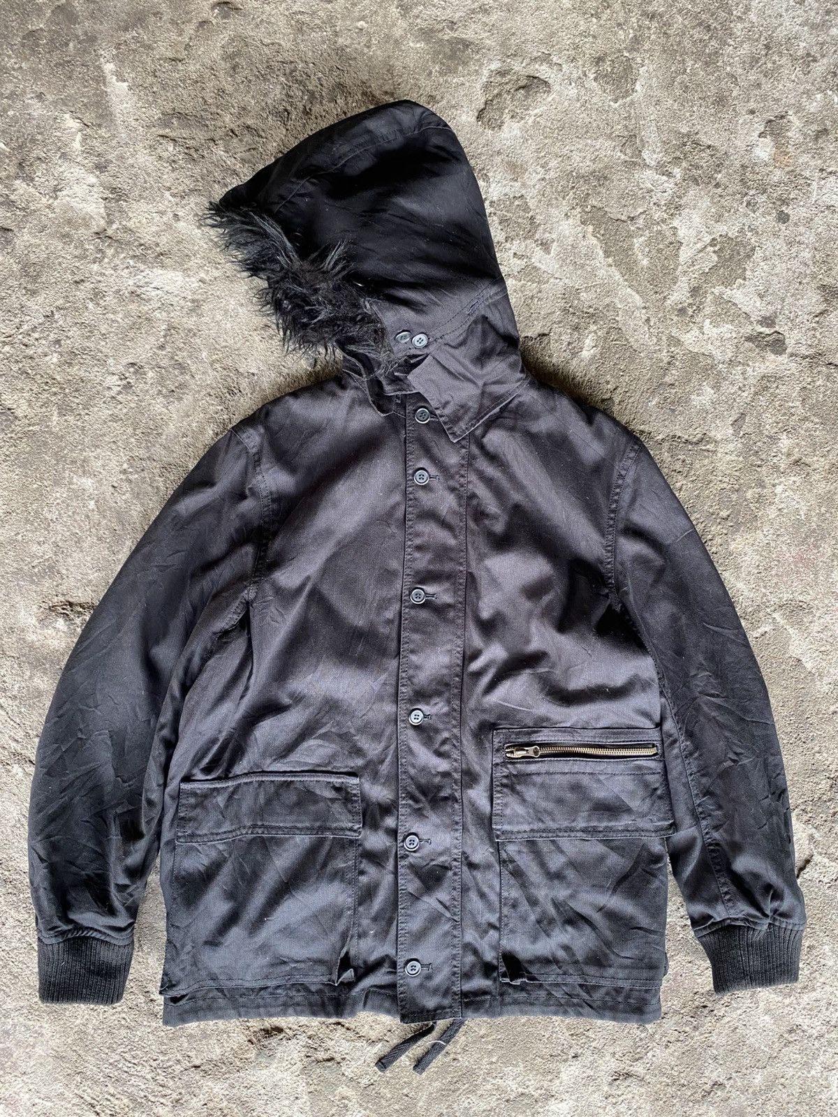 If Six Was Nine × Japanese Brand × PPFM PPFM Japanese Bindage Fur Hooded IfsixwasnineLGB Style Size US M / EU 48-50 / 2 - 5 Thumbnail