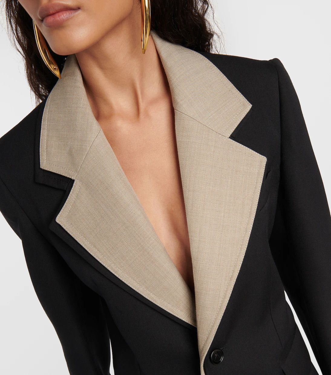 Bottega Veneta o1y0725 Blazer in Black Size S / US 4 / IT 40 - 2 Thumbnail
